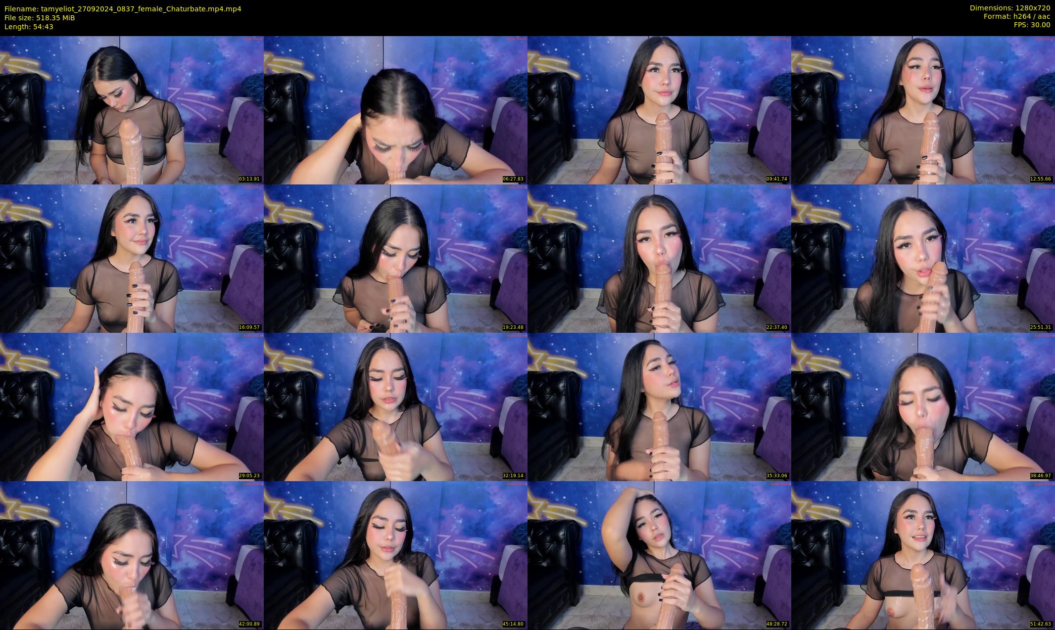 tamyeliot — 55 minute Chaturbate female cam show recording, 720p, Sep 27, 2024