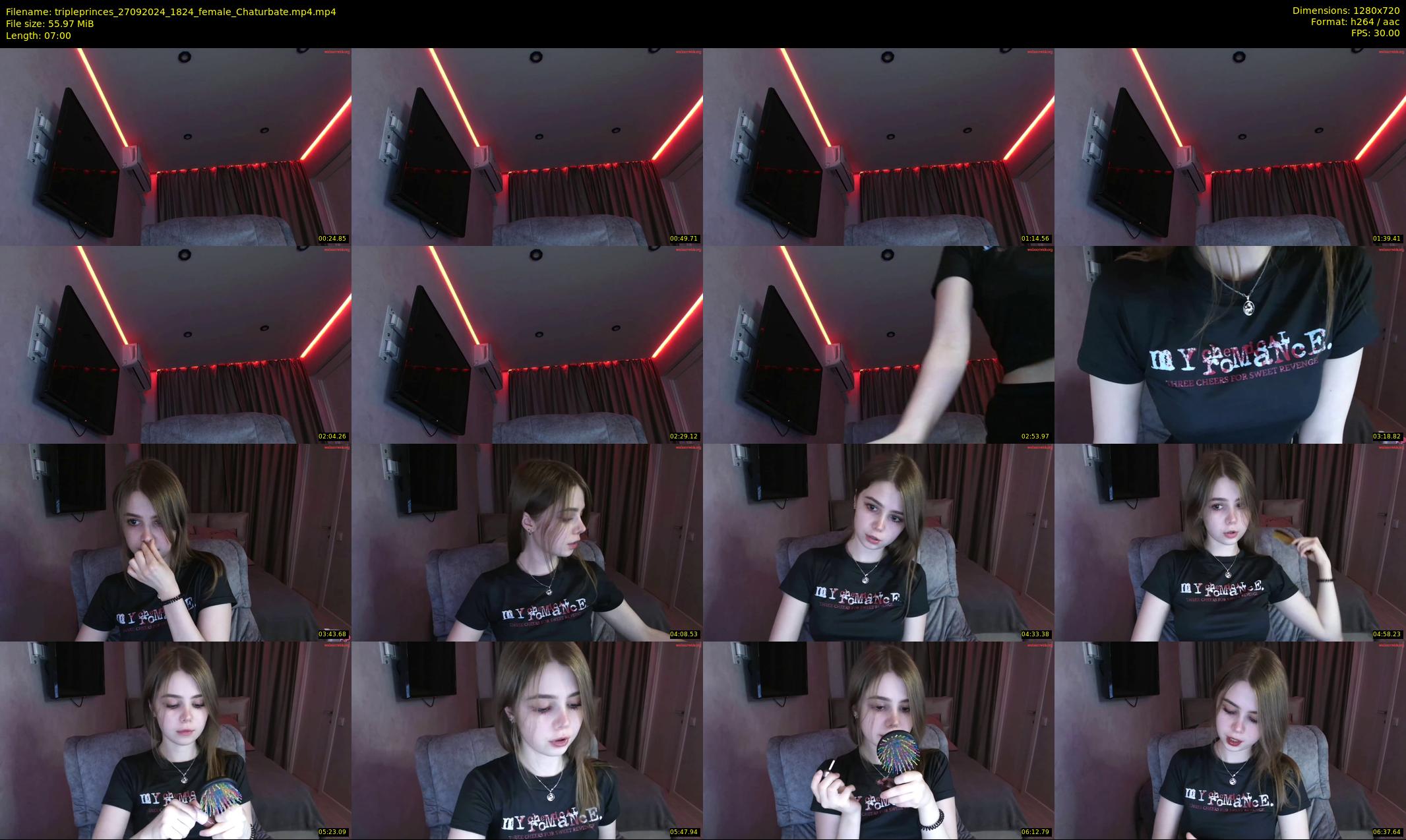 tripleprinces — 7 minute Chaturbate female cam show recording, 720p, Sep 27, 2024