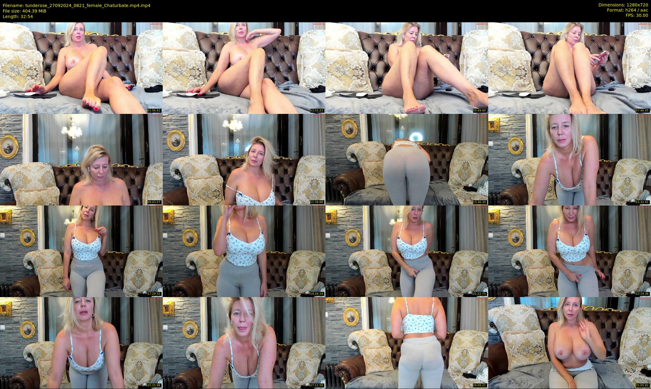 tunderose — 33 minute Chaturbate female cam show recording, 720p, Sep 27, 2024
