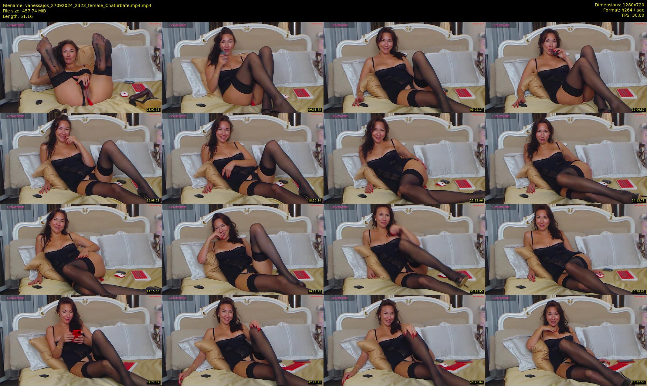 vanessajos — 52 minute Chaturbate female cam show recording, 720p, Sep 27, 2024
