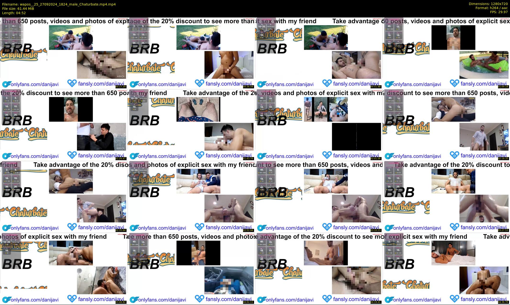 wapos__25 — 5 minute Chaturbate male cam show recording, 720p, Sep 27, 2024