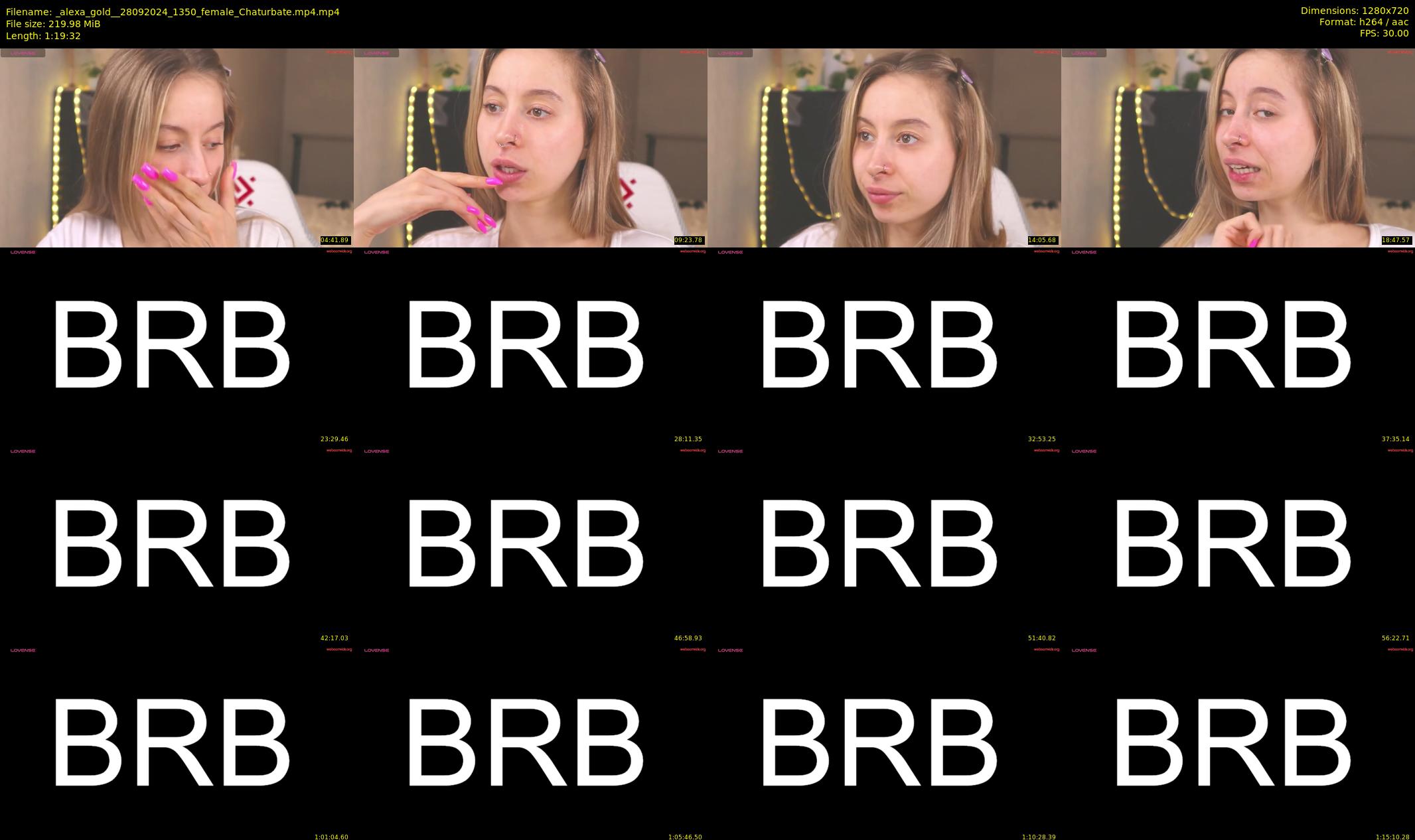 _alexa_gold_ — 80 minute Chaturbate female cam show recording, 720p, Sep 28, 2024