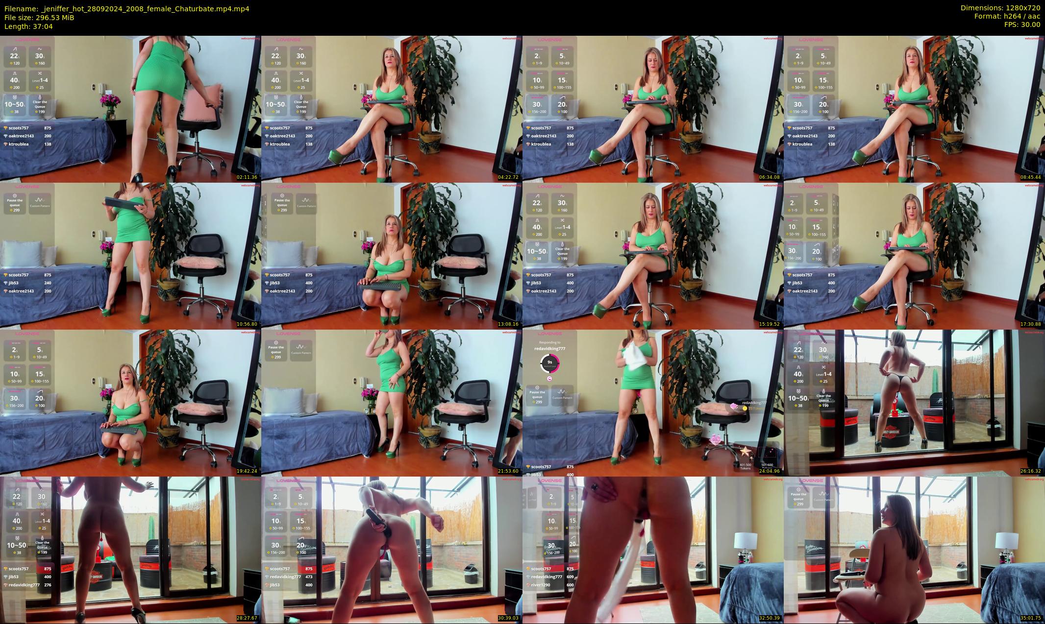 _jeniffer_hot — 38 minute Chaturbate female cam show recording, 720p, Sep 28, 2024