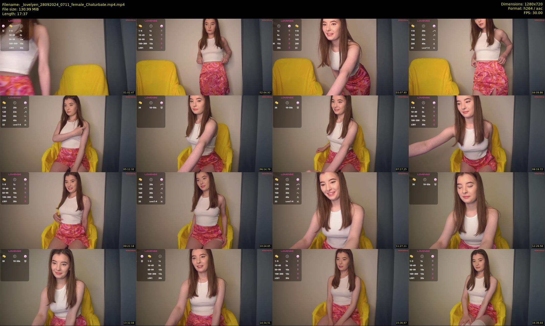 _lovelyen — 18 minute Chaturbate female cam show recording, 720p, Sep 28, 2024