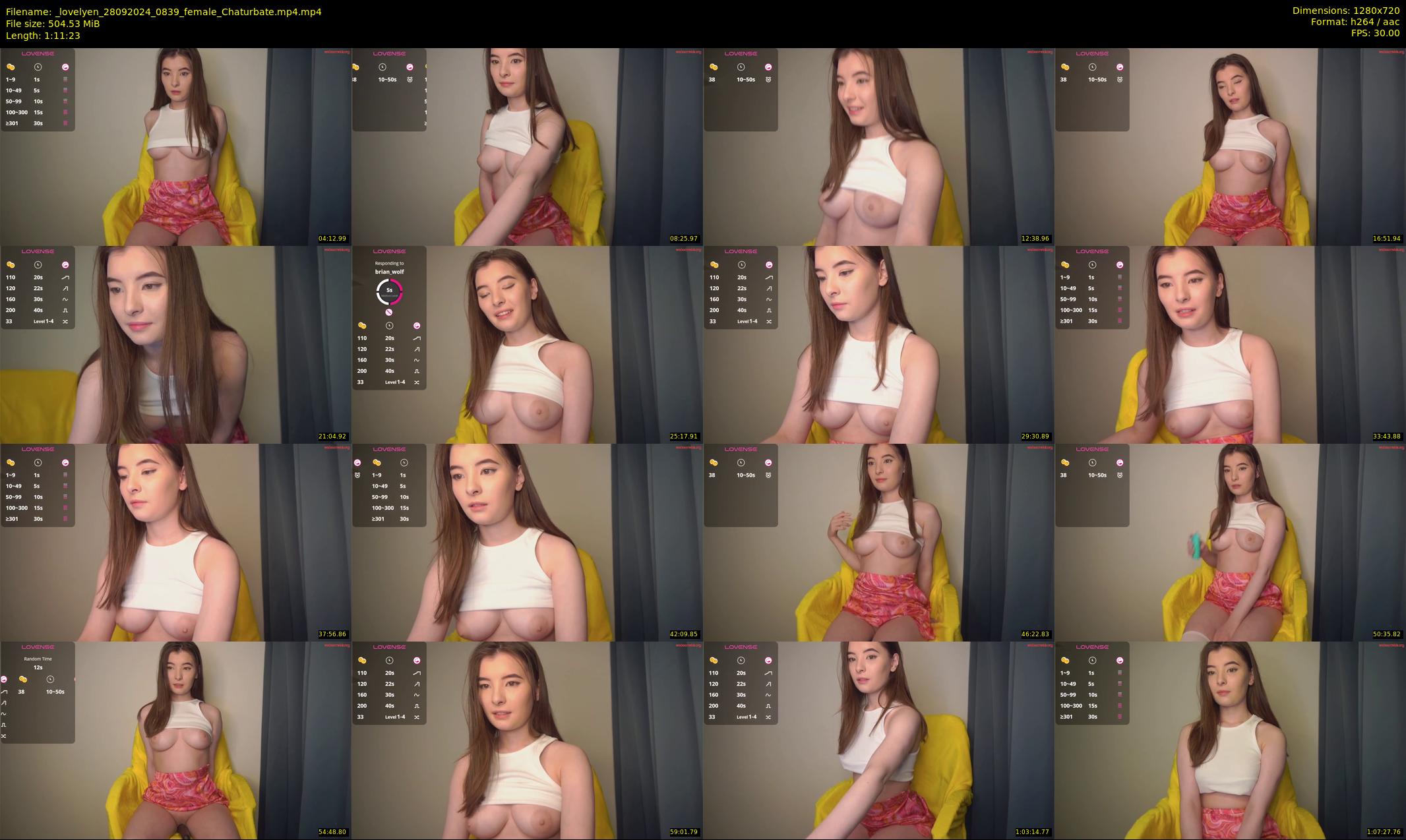_lovelyen — 72 minute Chaturbate female cam show recording, 720p, Sep 28, 2024