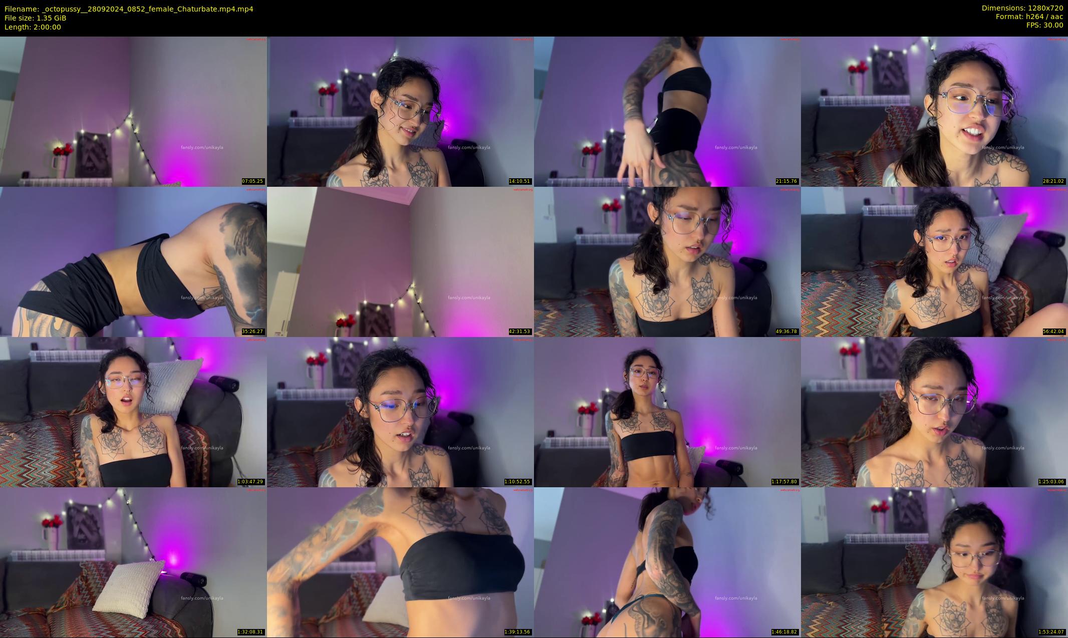 _octopussy_ — 120 minute Chaturbate female cam show recording, 720p, Sep 28, 2024