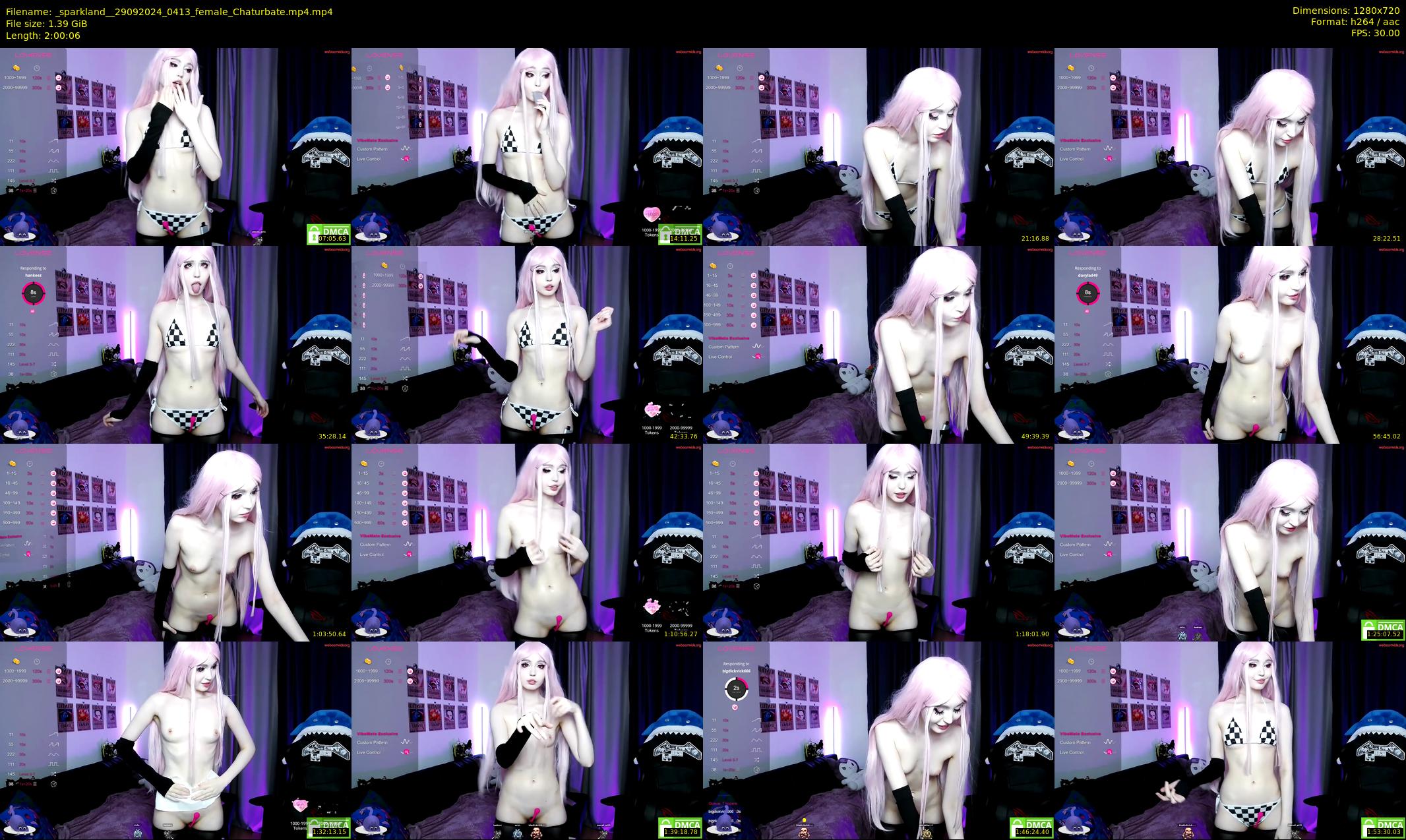 _sparkland_ — 121 minute Chaturbate female cam show recording, 720p, Sep 29, 2024