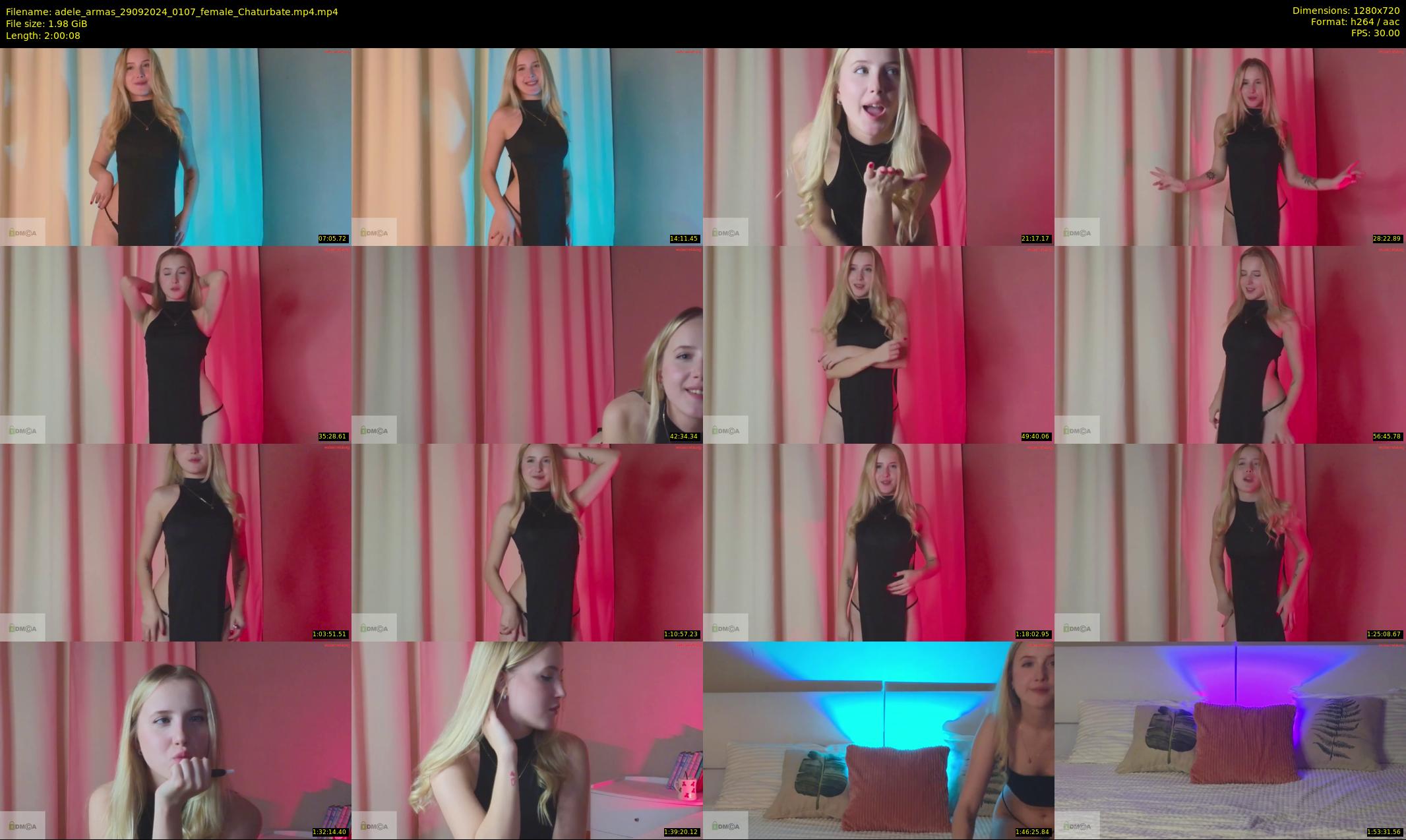adele_armas — 121 minute Chaturbate female cam show recording, 720p, Sep 29, 2024