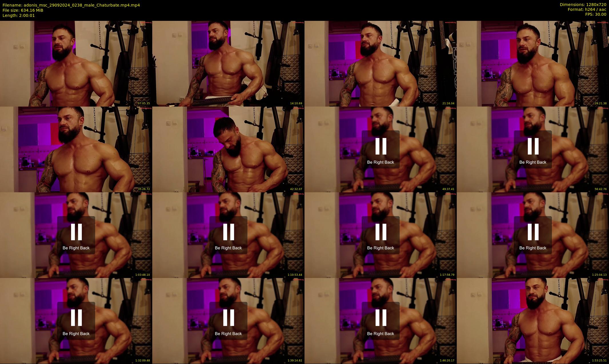 adonis_msc — 121 minute Chaturbate male cam show recording, 720p, Sep 29, 2024