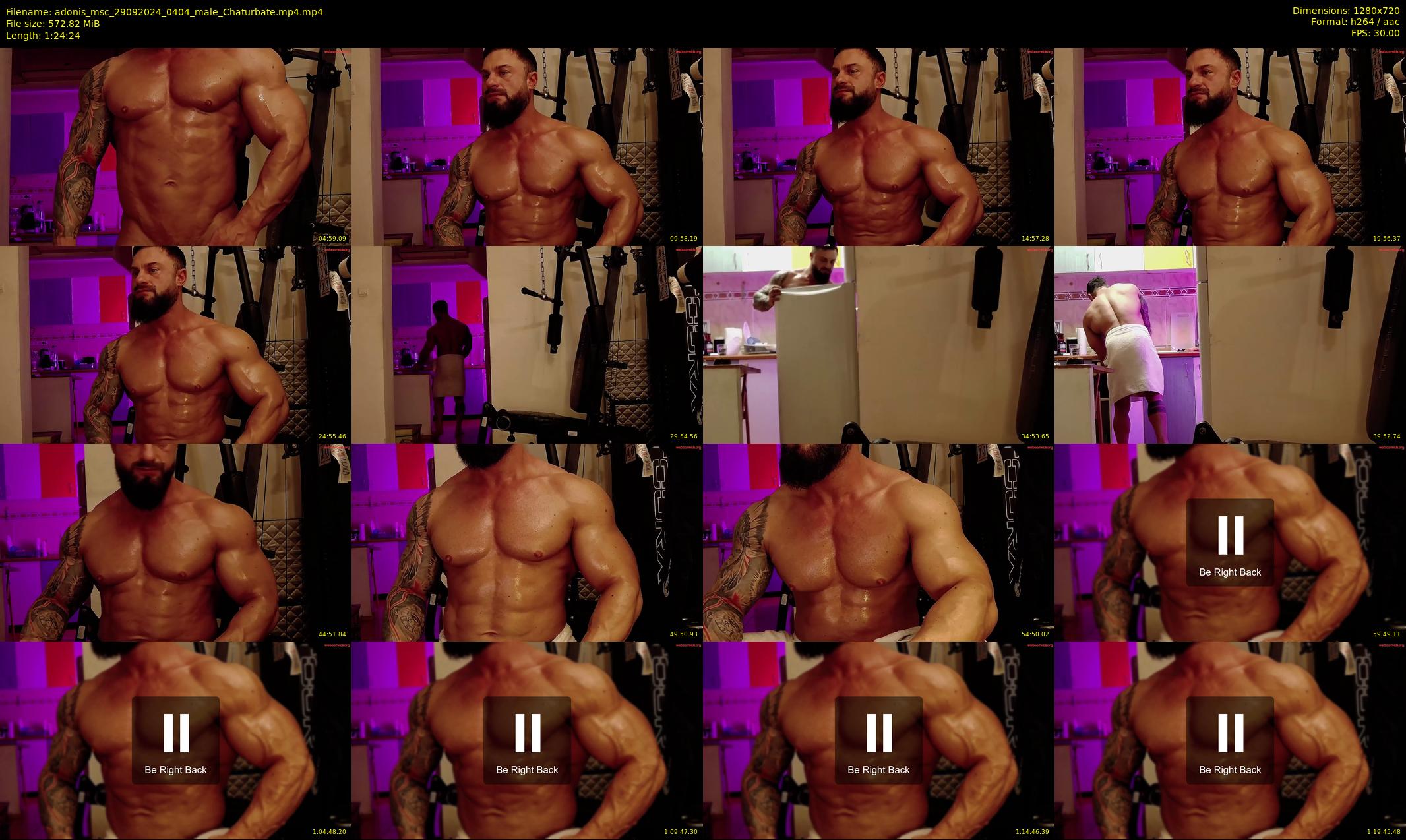 adonis_msc — 85 minute Chaturbate male cam show recording, 720p, Sep 29, 2024