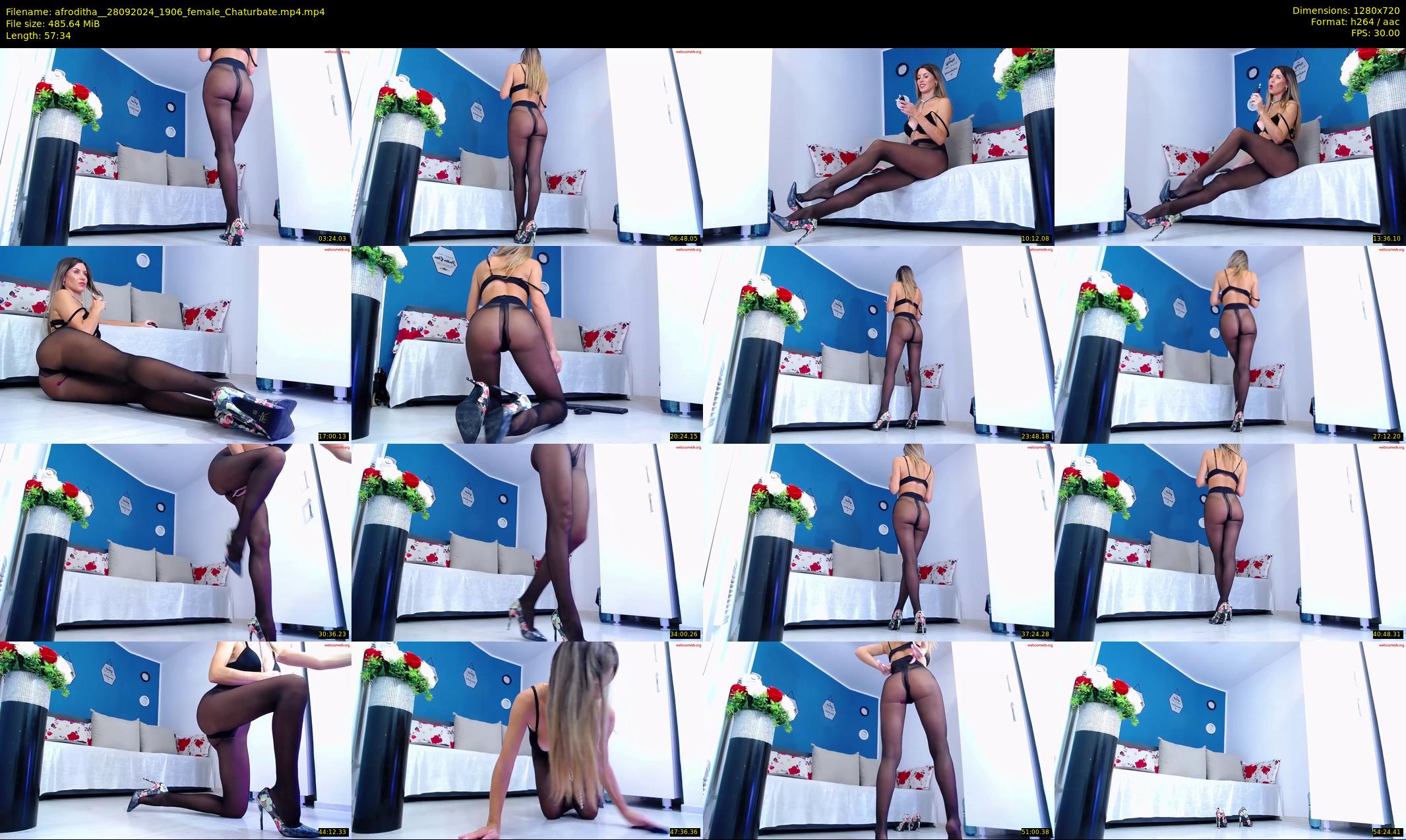 afroditha_ — 58 minute Chaturbate female cam show recording, 720p, Sep 28, 2024