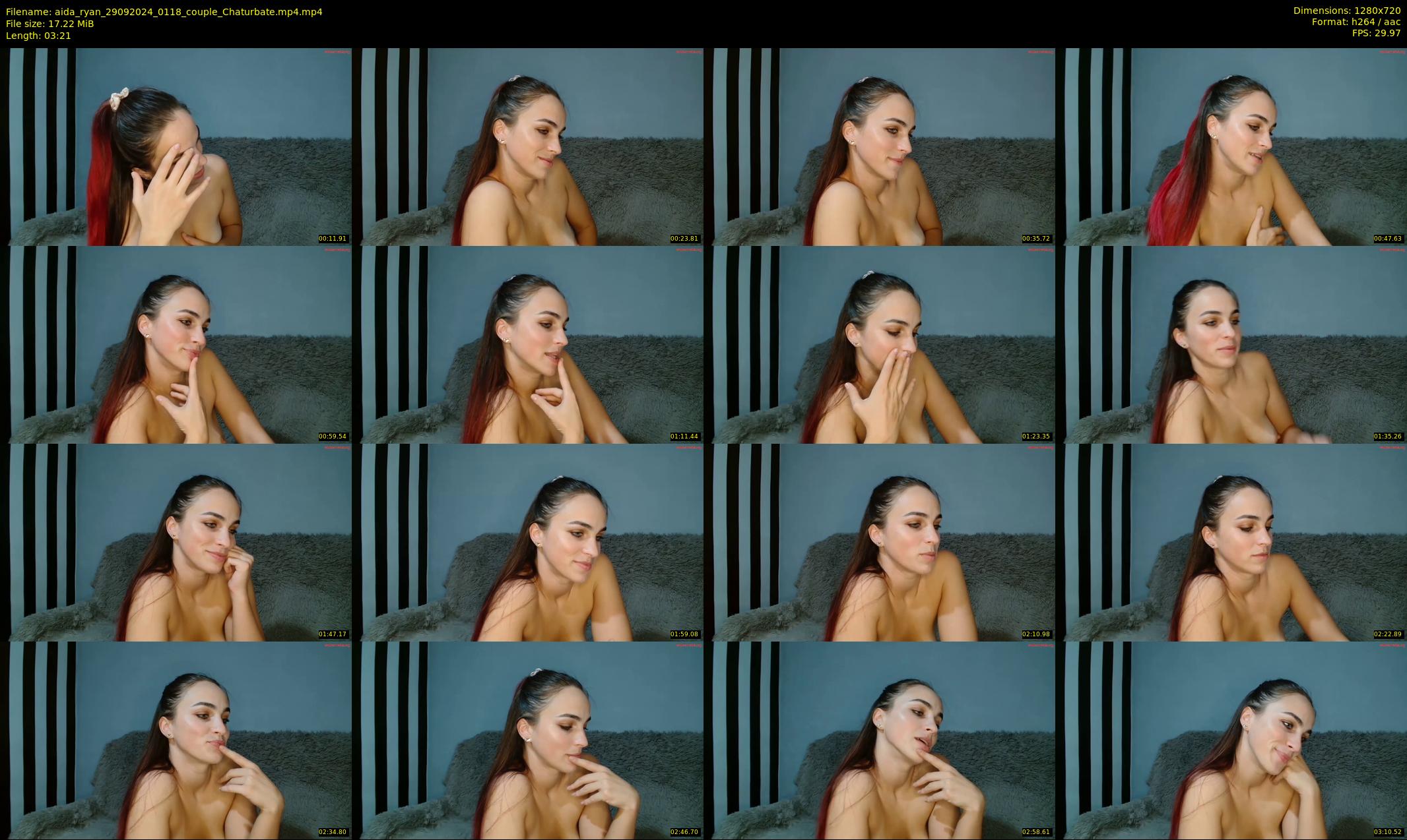 aida_ryan — 4 minute Chaturbate couple cam show recording, 720p, Sep 29, 2024