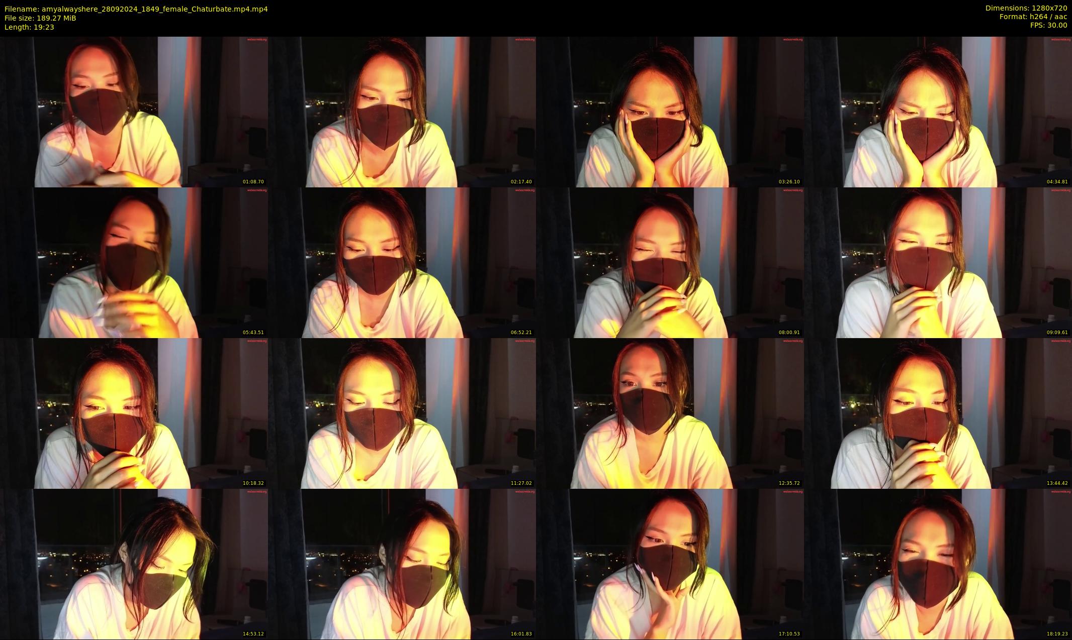 amyalwayshere — 20 minute Chaturbate female cam show recording, 720p, Sep 28, 2024