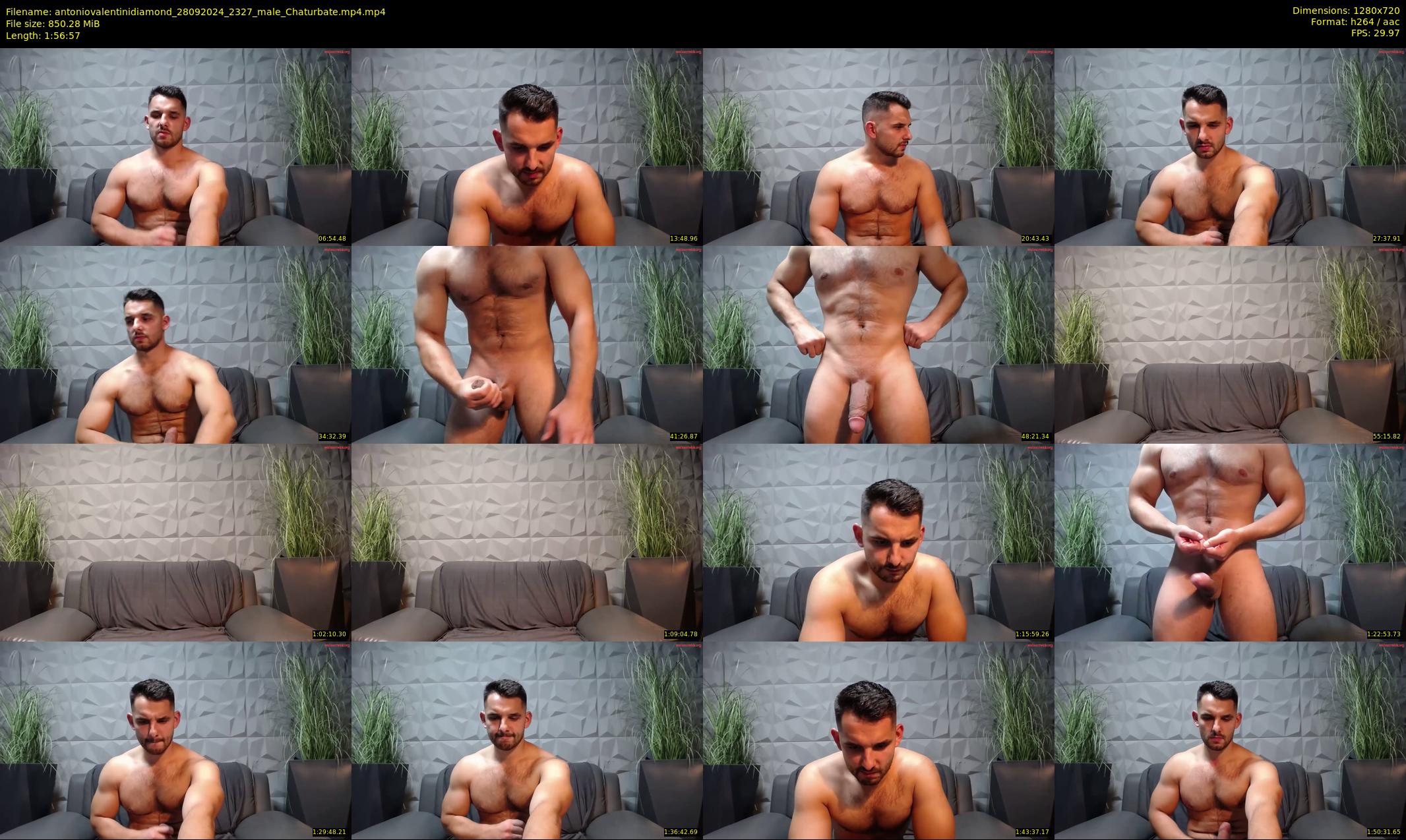 antoniovalentinidiamond — 117 minute Chaturbate male cam show recording, 720p, Sep 28, 2024