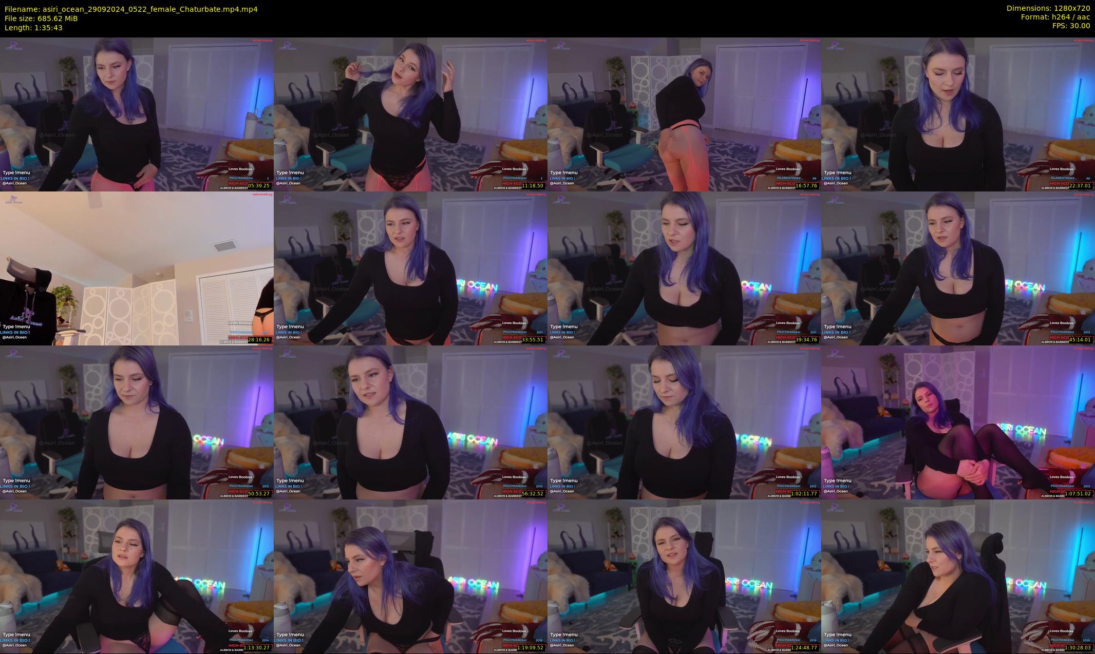 asiri_ocean — 96 minute Chaturbate female cam show recording, 720p, Sep 29, 2024