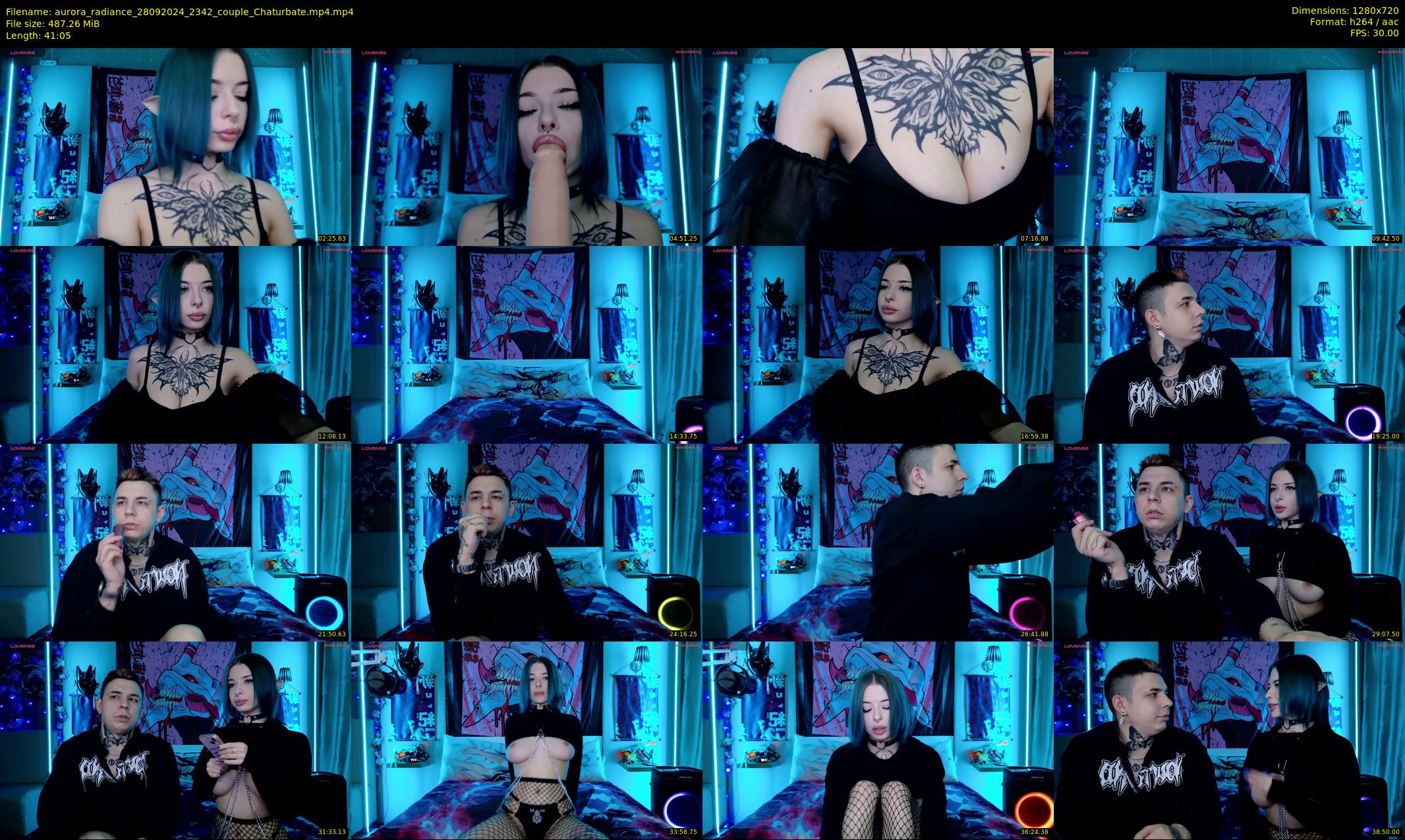 aurora_radiance — 42 minute Chaturbate couple cam show recording, 720p, Sep 28, 2024