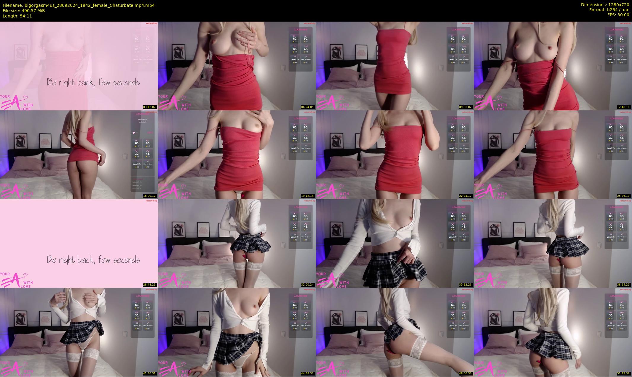 bigorgasm4us — 55 minute Chaturbate female cam show recording, 720p, Sep 28, 2024
