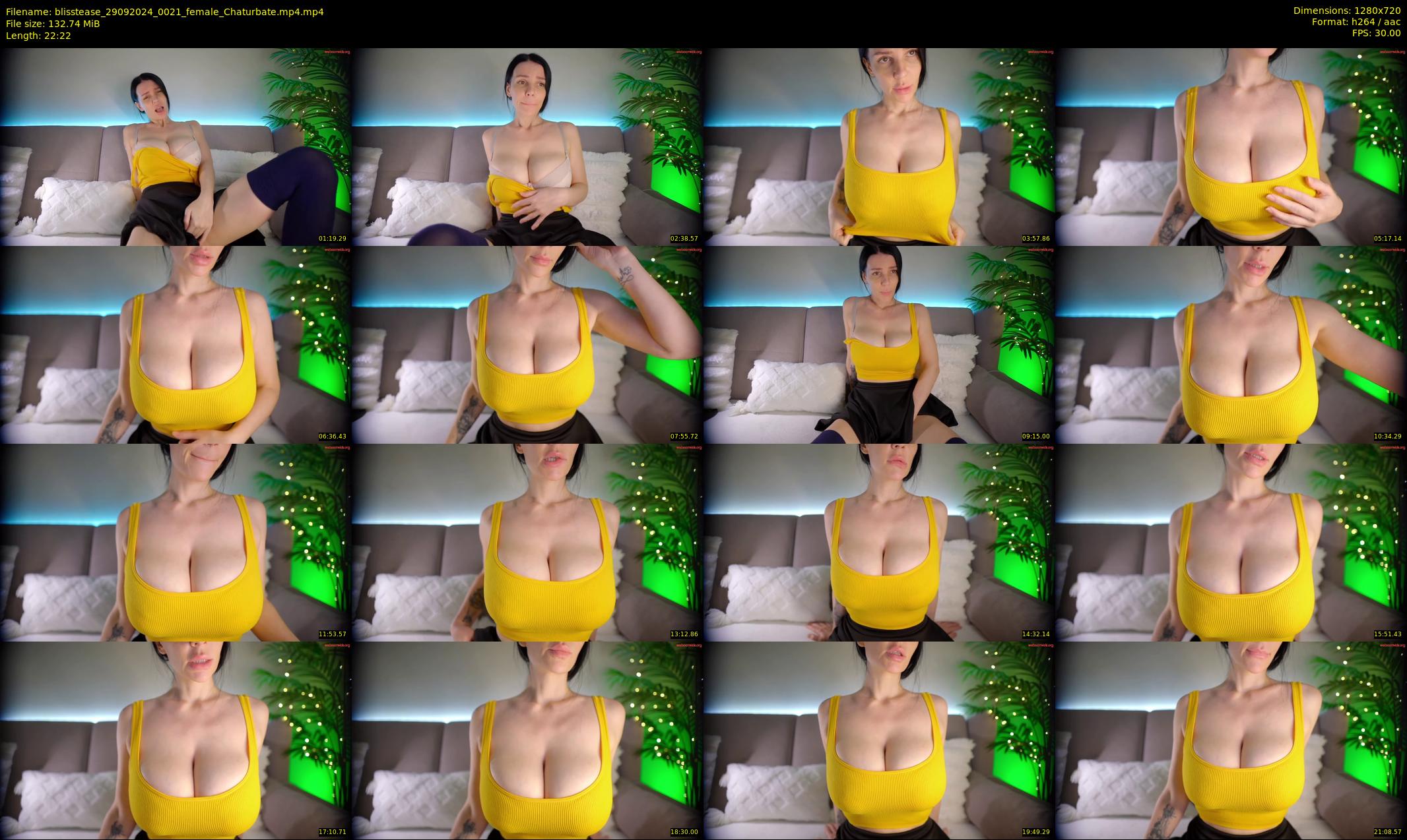 blisstease — 23 minute Chaturbate female cam show recording, 720p, Sep 29, 2024