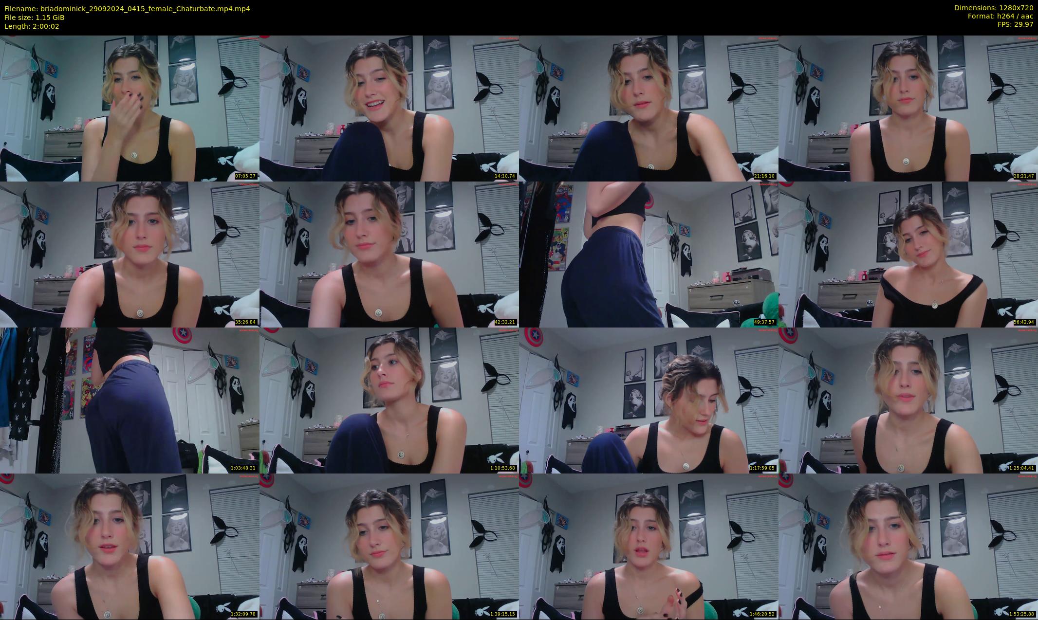 briadominick — 121 minute Chaturbate couple cam show recording, 720p, Sep 29, 2024