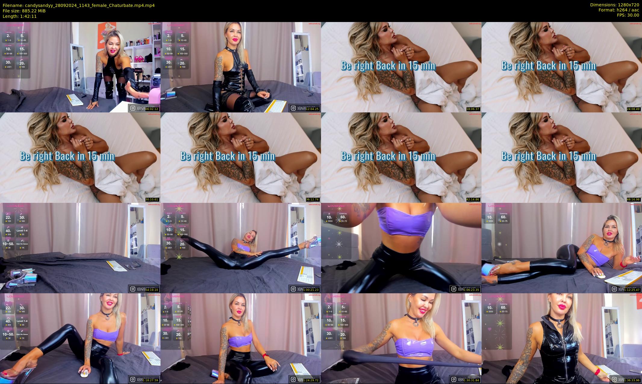 candysandyy — 103 minute Chaturbate female cam show recording, 720p, Sep 28, 2024