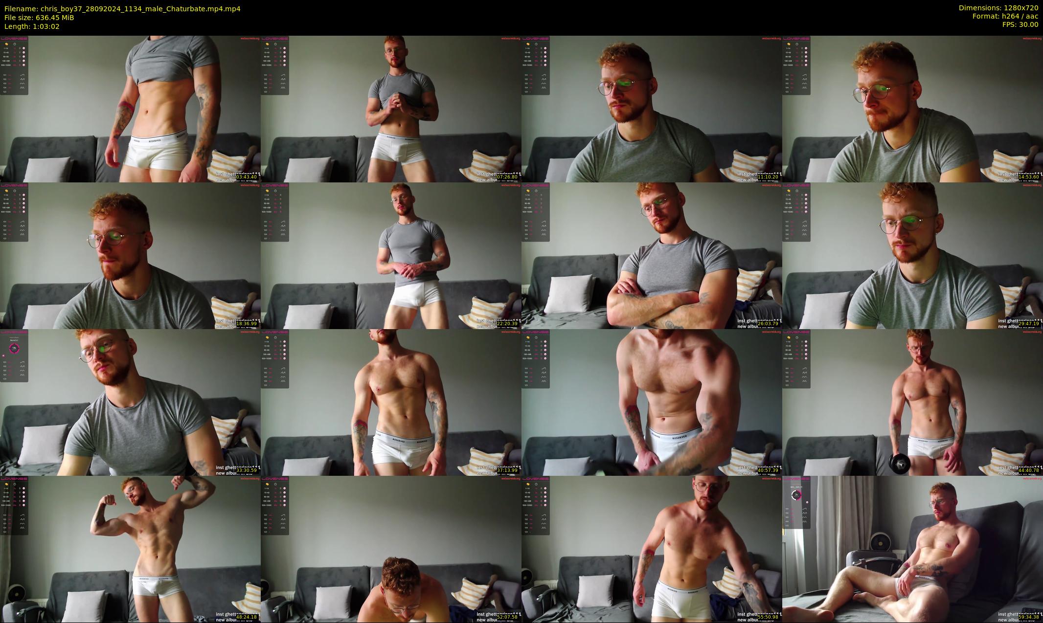 chris_boy37 — 64 minute Chaturbate male cam show recording, 720p, Sep 28, 2024