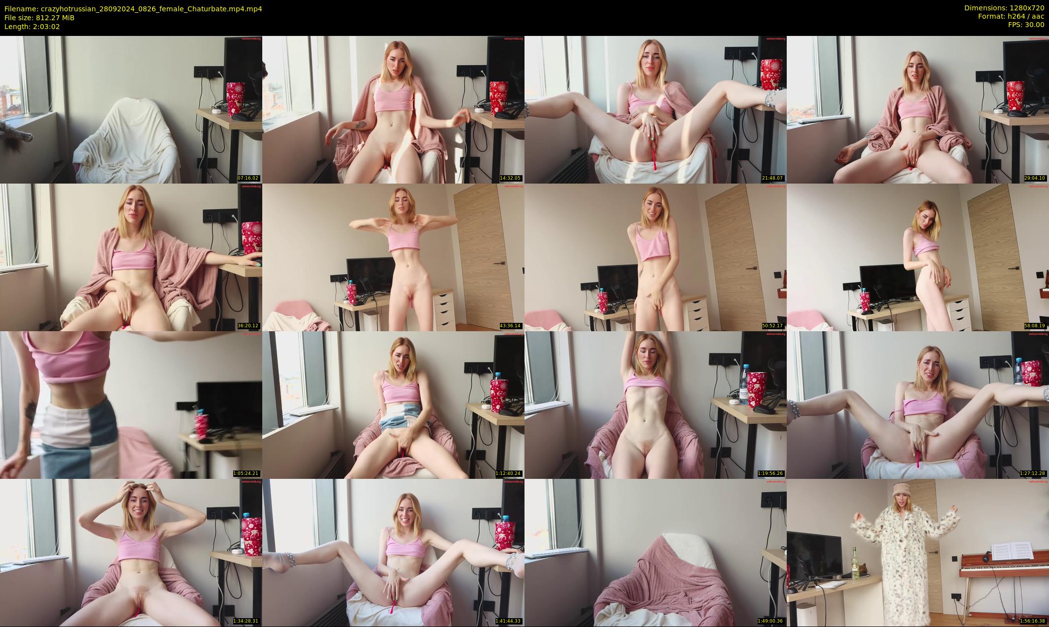 crazyhotrussian — 124 minute Chaturbate couple cam show recording, 720p, Sep 28, 2024
