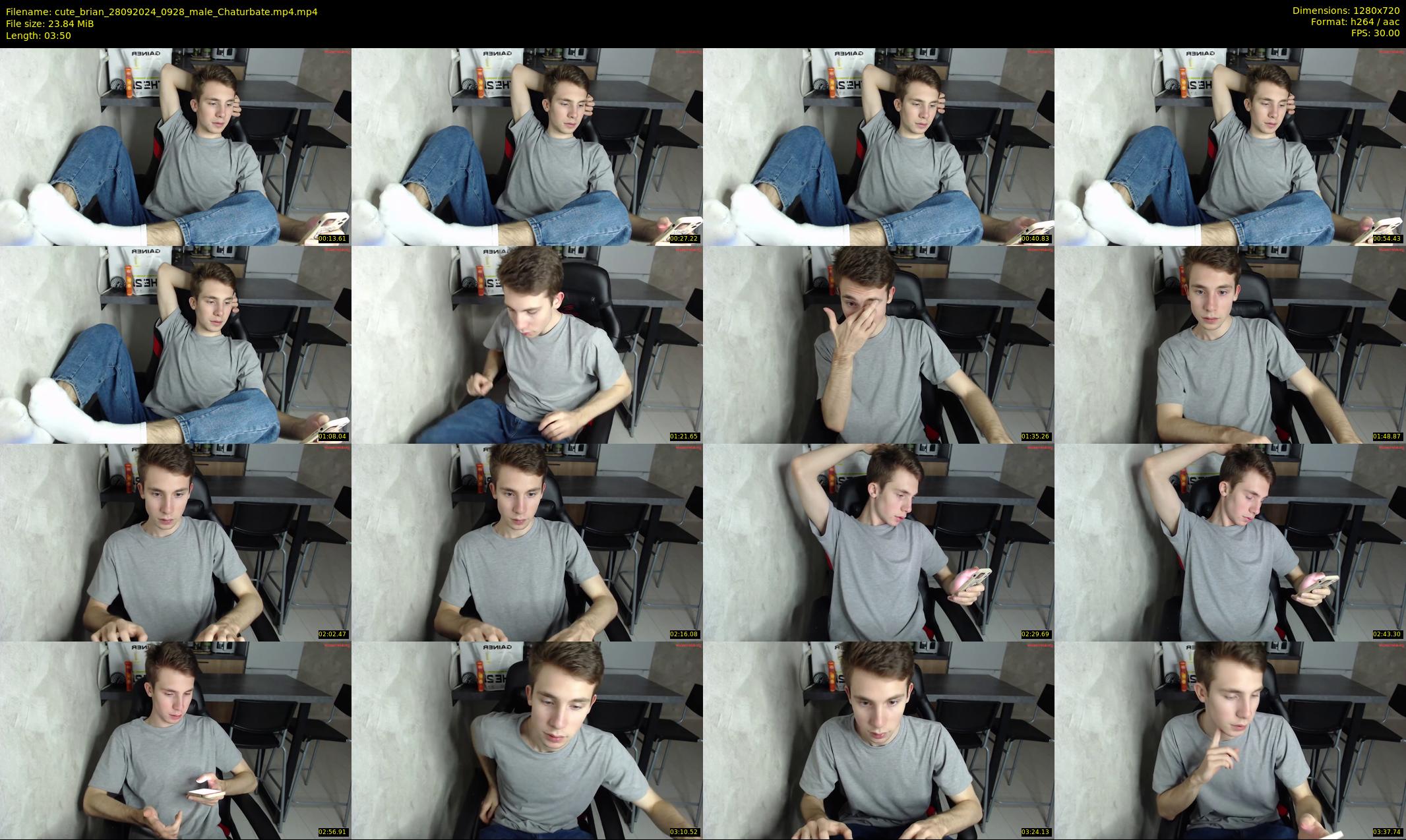 cute_brian — 4 minute Chaturbate male cam show recording, 720p, Sep 28, 2024