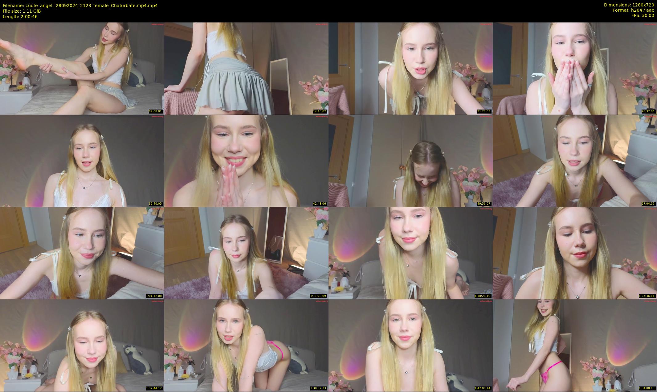 cuute_angell — 121 minute Chaturbate female cam show recording, 720p, Sep 28, 2024