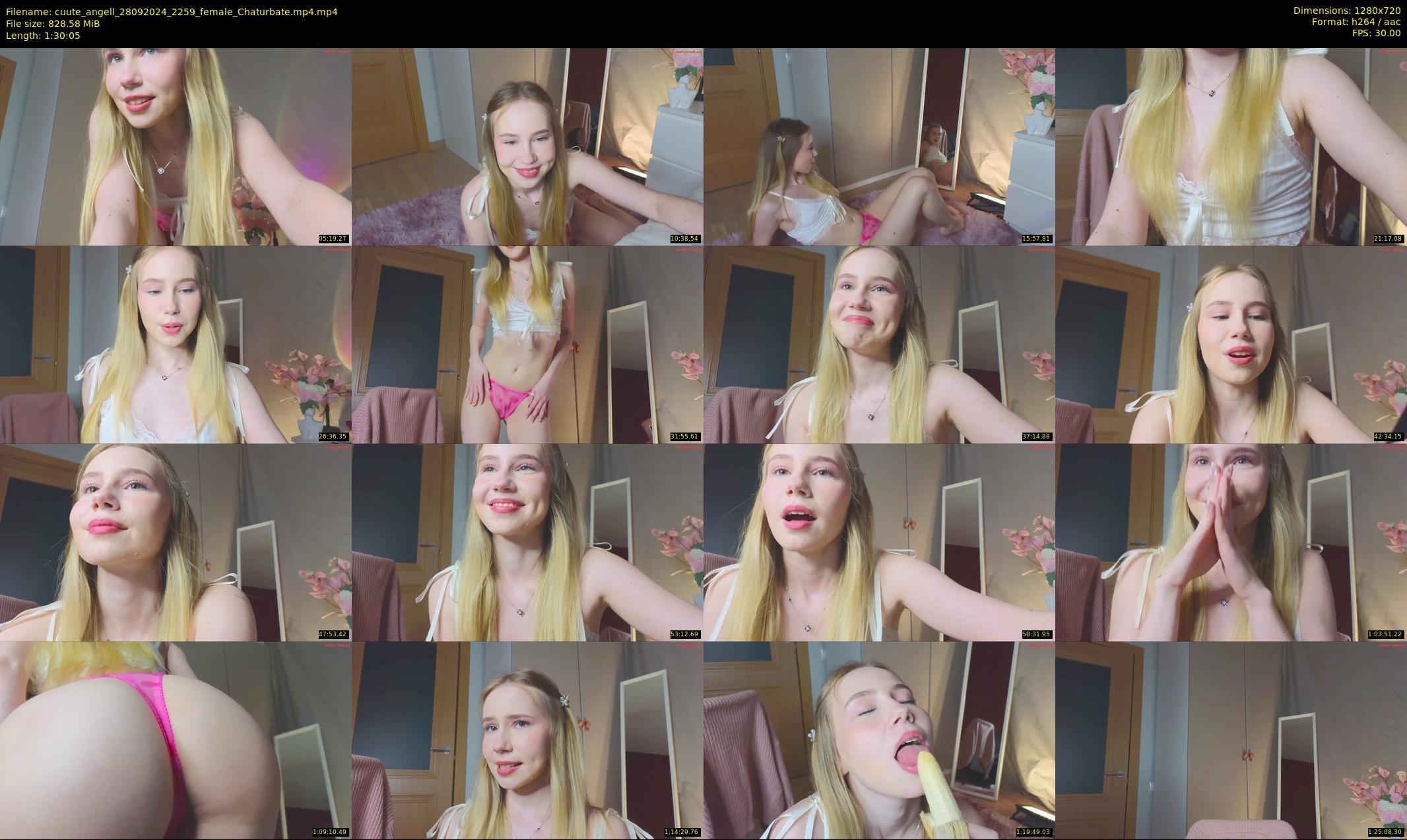 cuute_angell — 91 minute Chaturbate female cam show recording, 720p, Sep 28, 2024