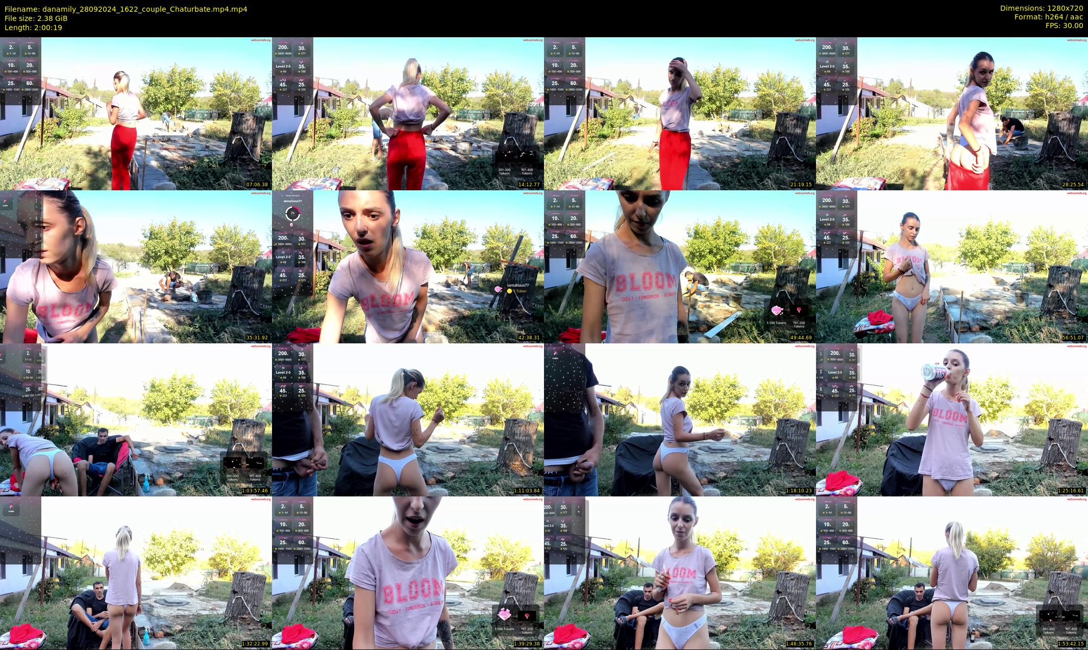 danamily — 121 minute Chaturbate female cam show recording, 720p, Sep 28, 2024