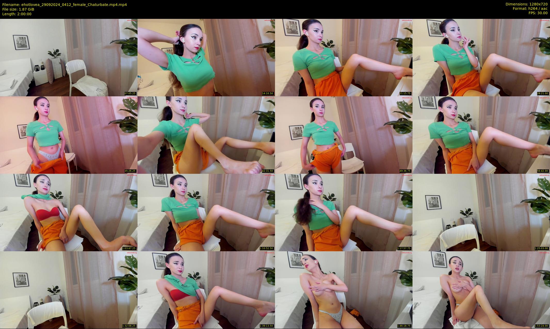 ehotlovea — 120 minute Chaturbate female cam show recording, 720p, Sep 29, 2024