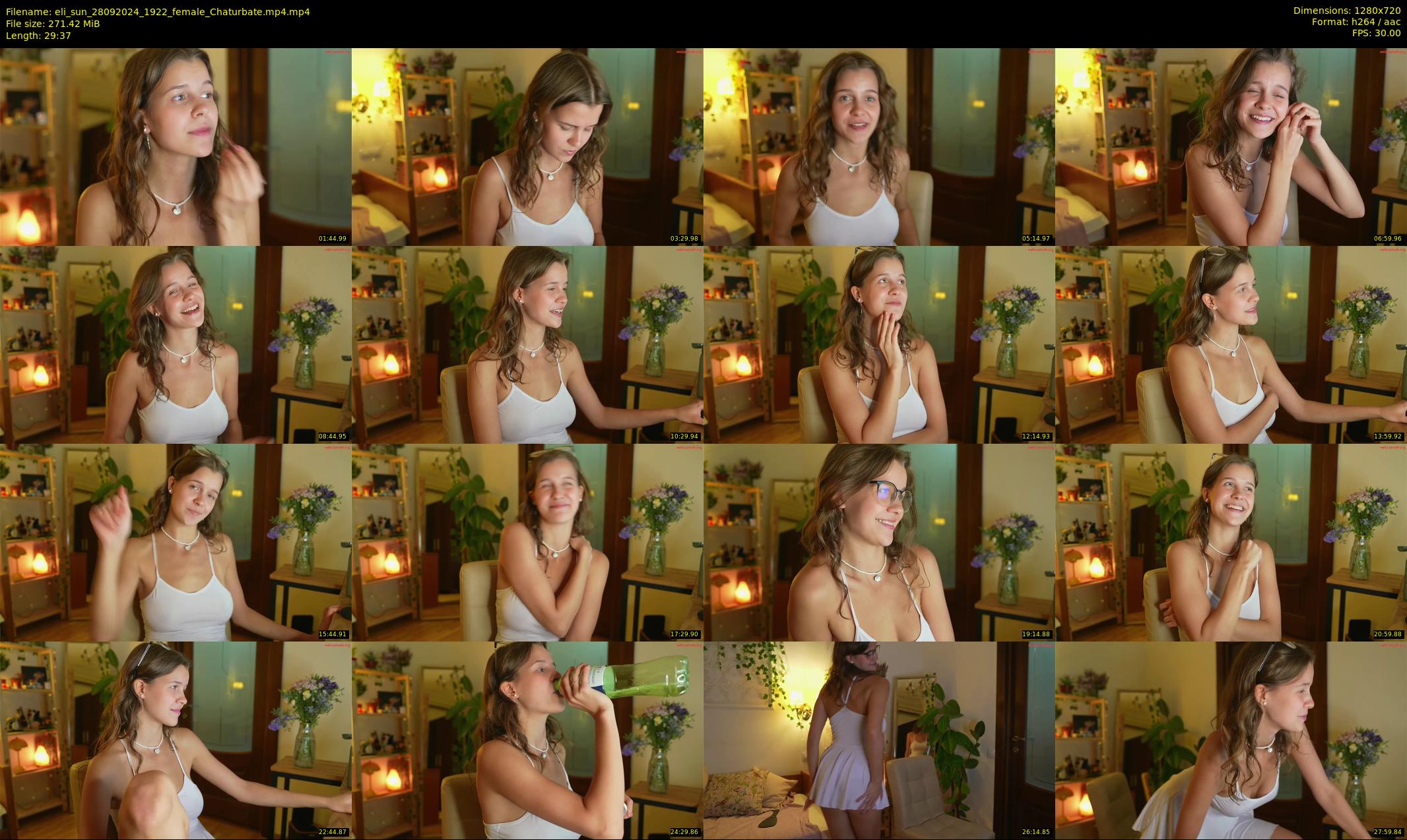eli_sun — 30 minute Chaturbate female cam show recording, 720p, Sep 28, 2024