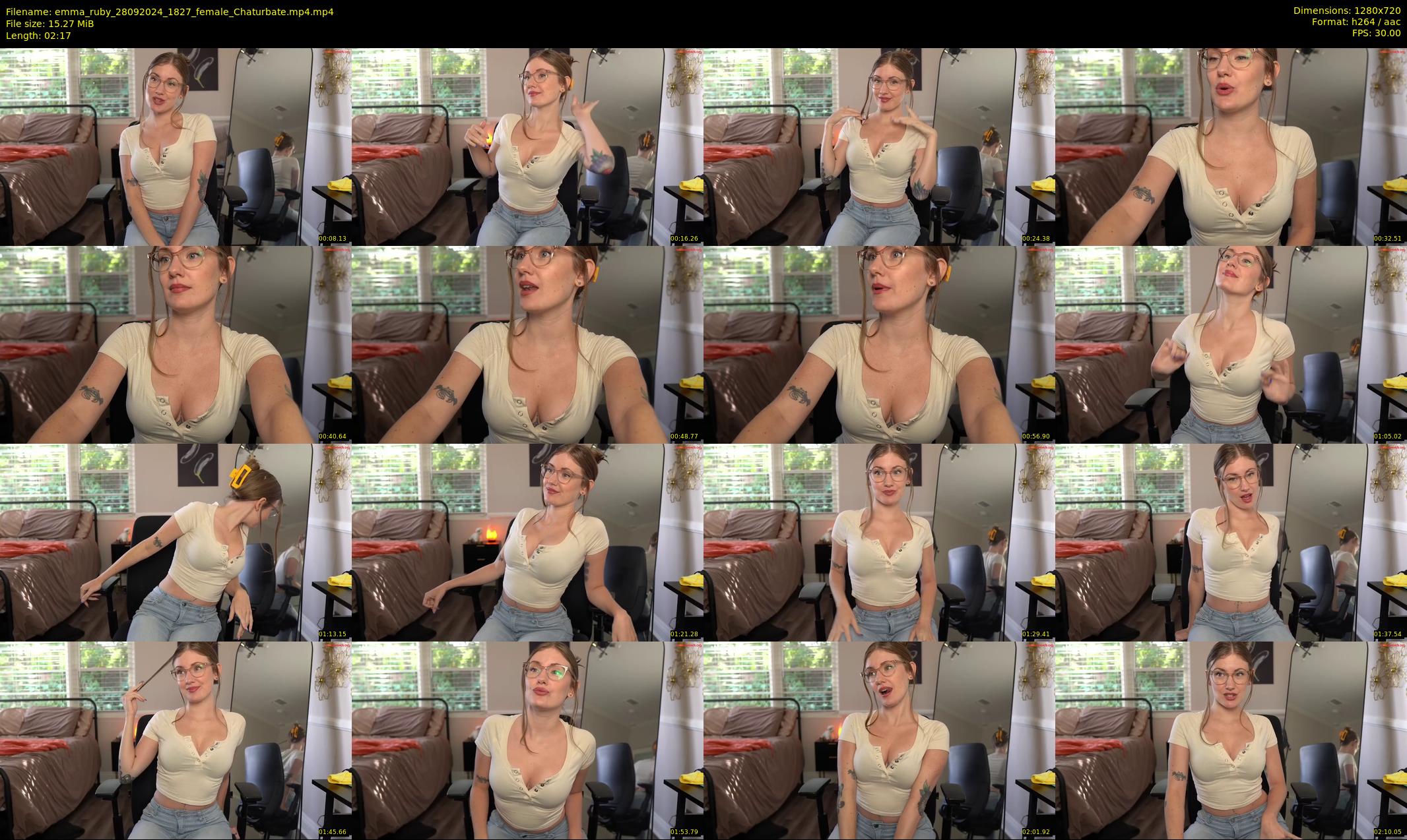 emma_ruby — 3 minute Chaturbate female cam show recording, 720p, Sep 28, 2024