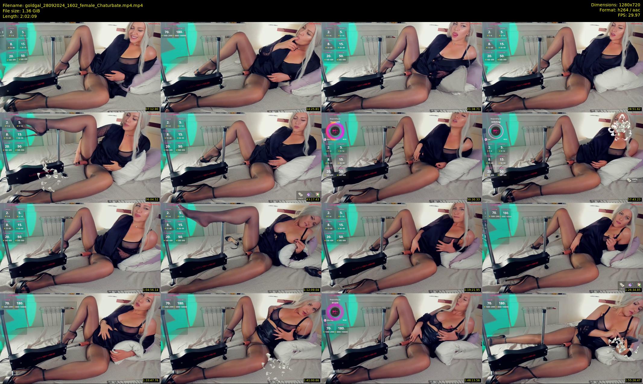 goldgal — 123 minute Chaturbate female cam show recording, 720p, Sep 28, 2024