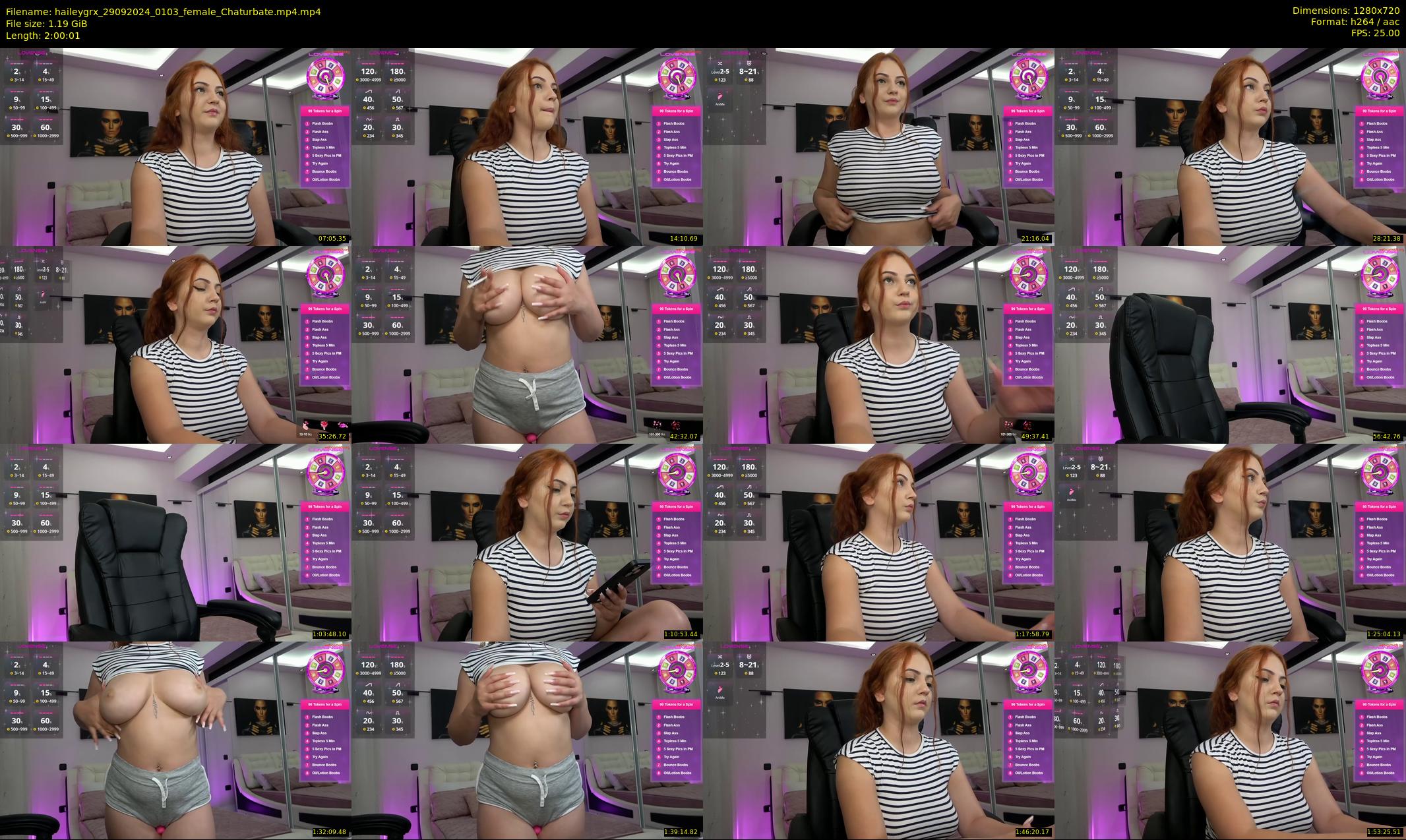 haileygrx — 121 minute Chaturbate female cam show recording, 720p, Sep 29, 2024