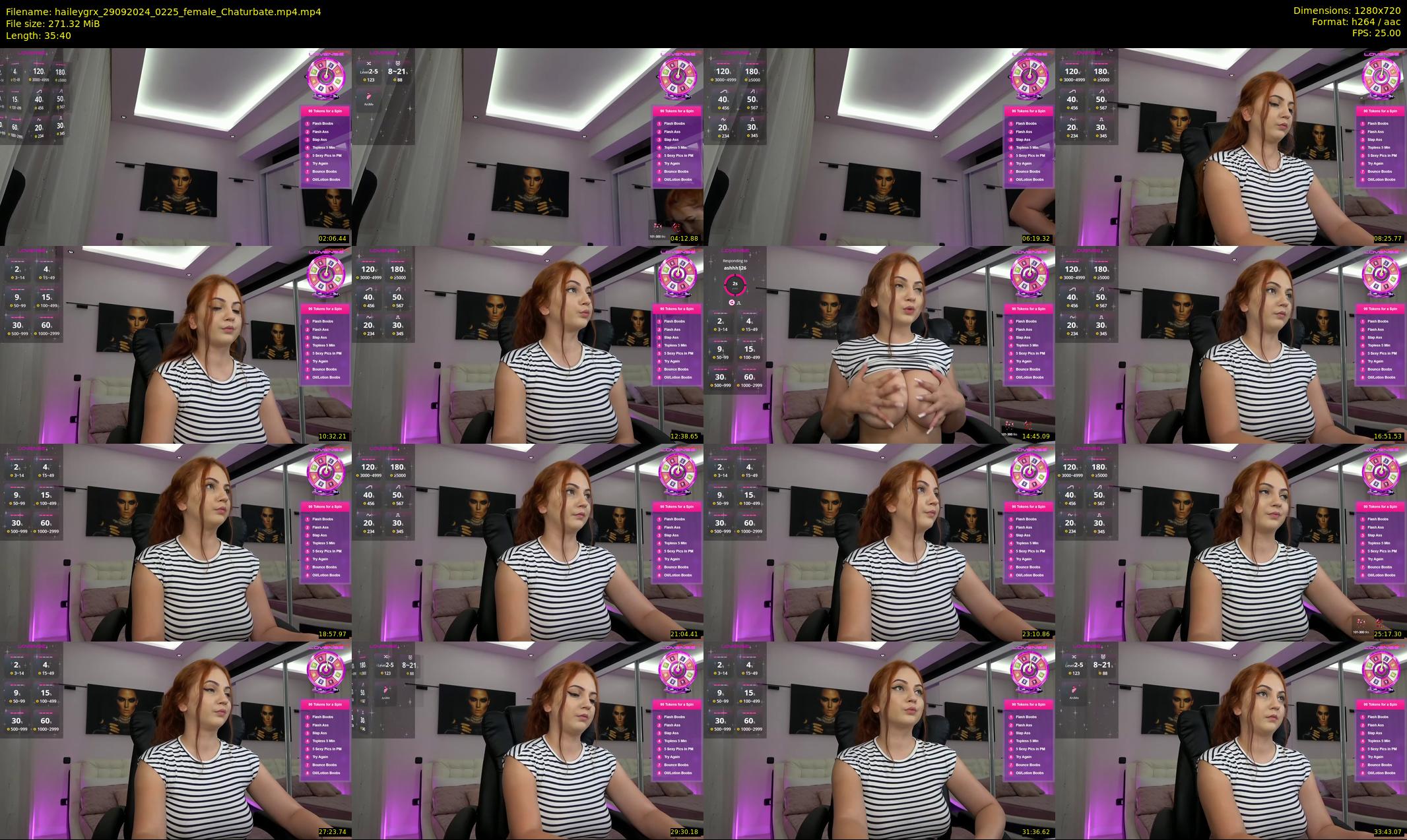 haileygrx — 36 minute Chaturbate female cam show recording, 720p, Sep 29, 2024