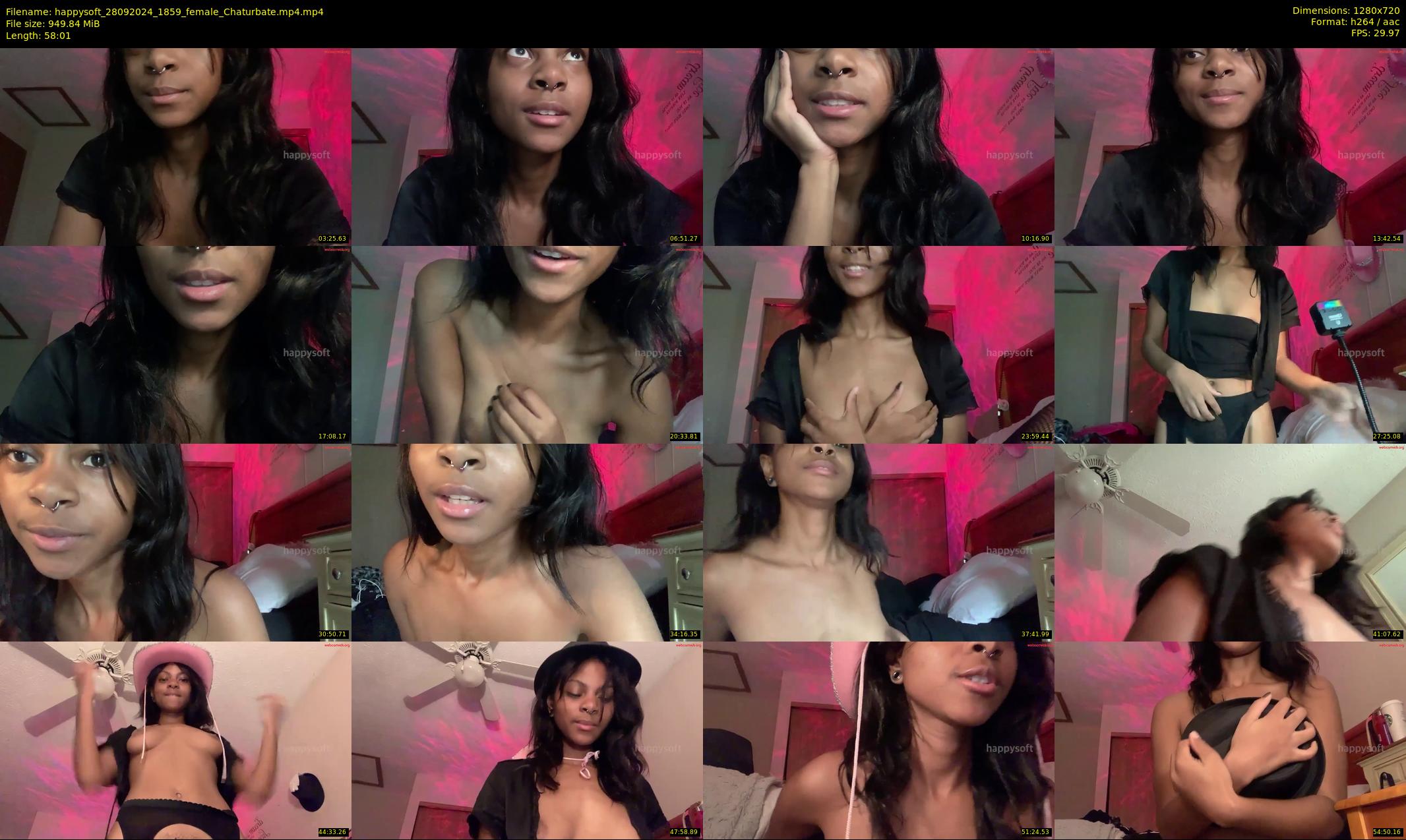 happysoft — 59 minute Chaturbate female cam show recording, 720p, Sep 28, 2024