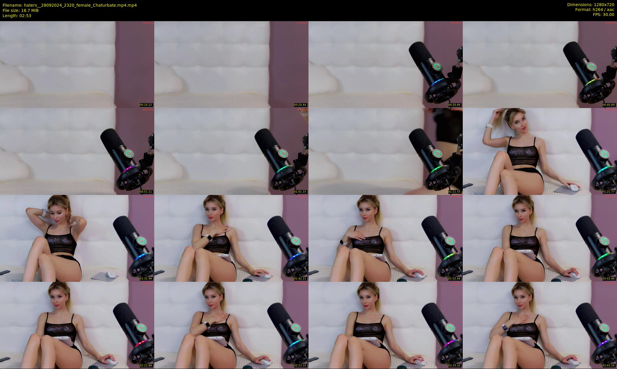 haters_ — 3 minute Chaturbate female cam show recording, 720p, Sep 28, 2024
