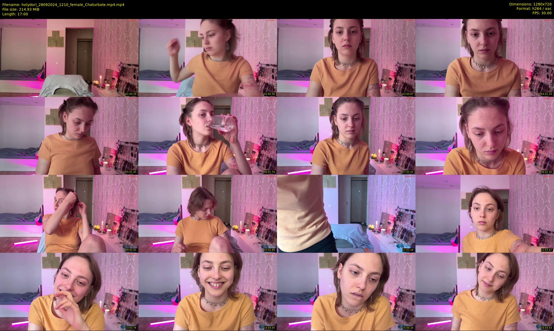 holydori — 17 minute Chaturbate female cam show recording, 720p, Sep 28, 2024