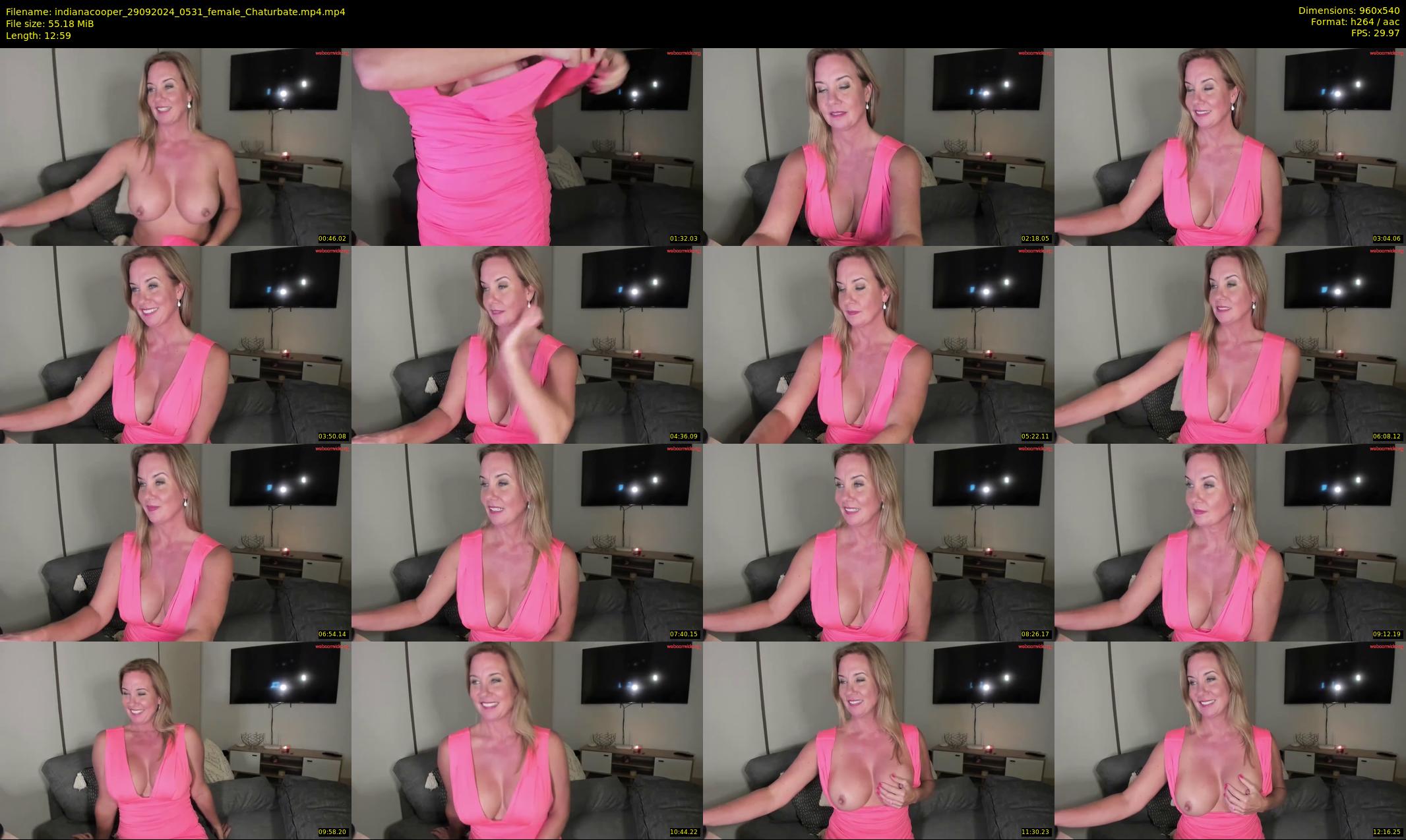 indianacooper — 13 minute Chaturbate female cam show recording, 480p, Sep 29, 2024