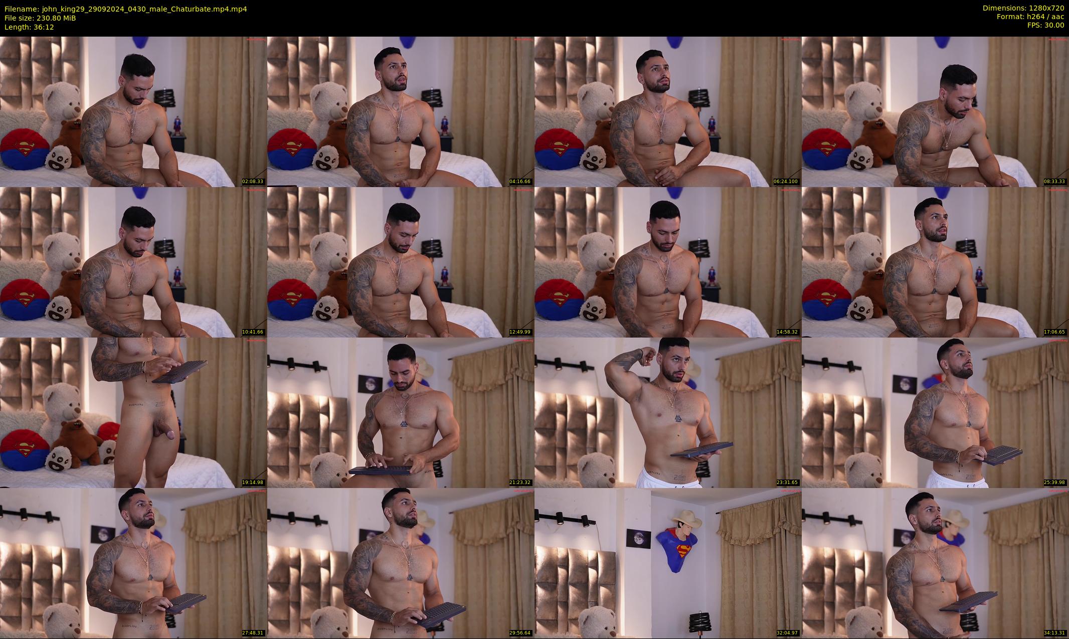 john_king29 — 37 minute Chaturbate male cam show recording, 720p, Sep 29, 2024