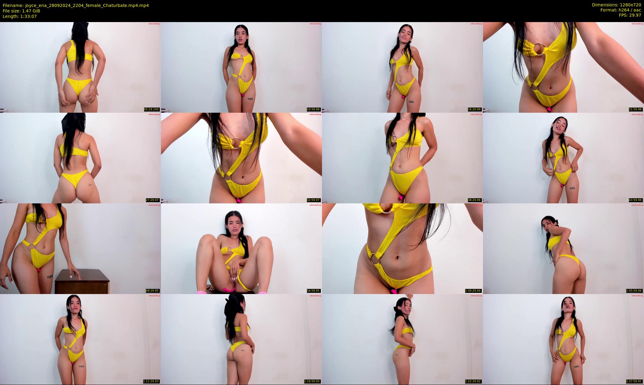 joyce_ena — 94 minute Chaturbate female cam show recording, 720p, Sep 28, 2024