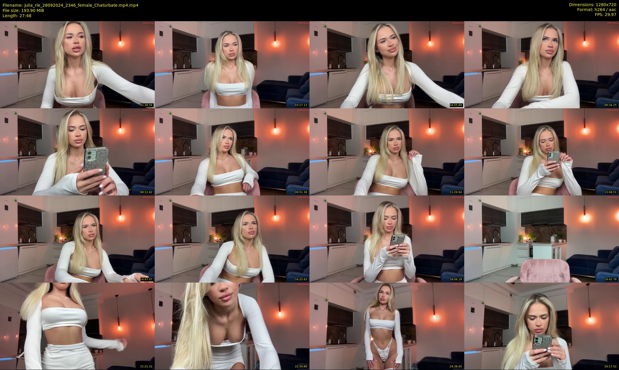 julia_rle — 28 minute Chaturbate female cam show recording, 720p, Sep 28, 2024