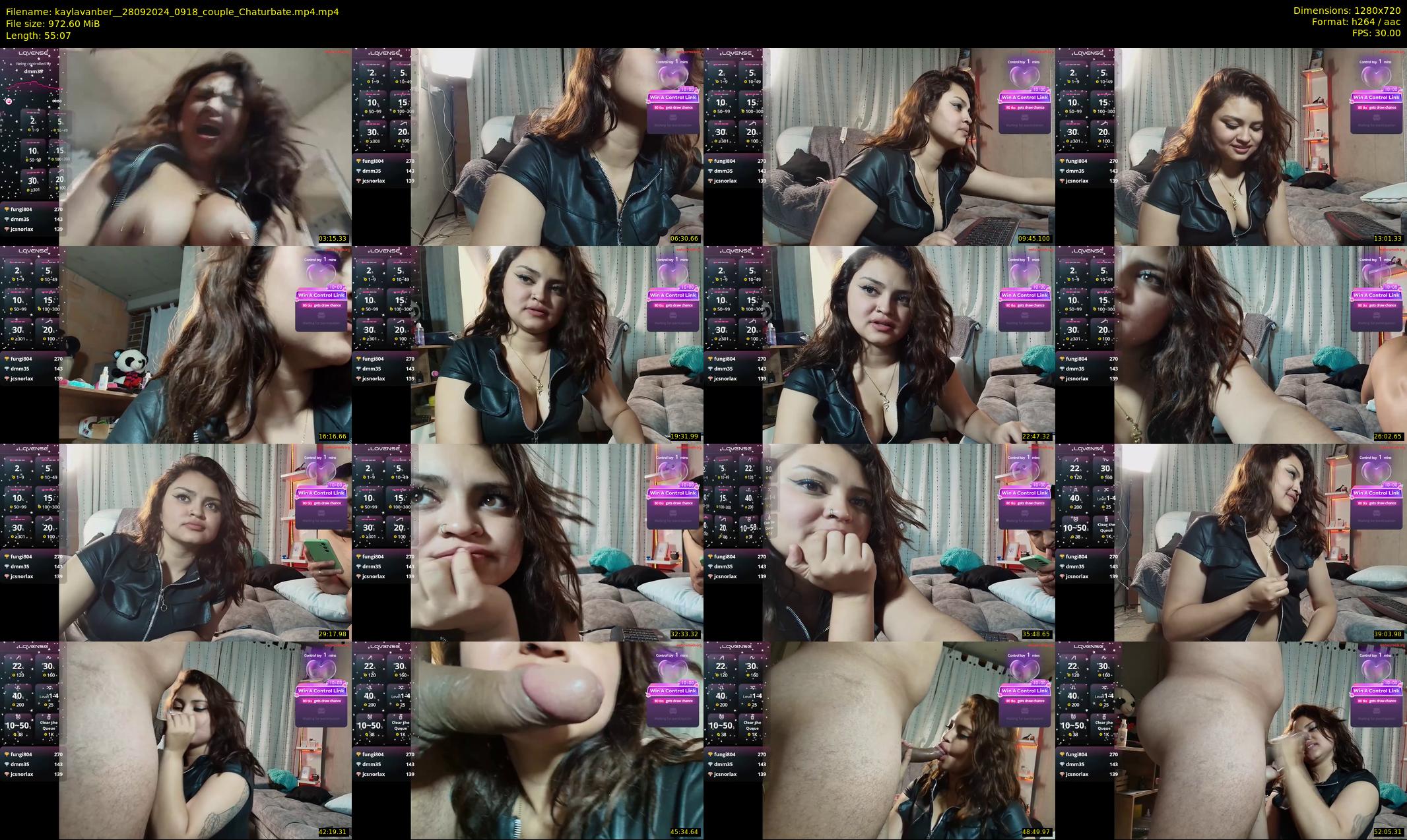 kaylavanber_ — 56 minute Chaturbate couple cam show recording, 720p, Sep 28, 2024