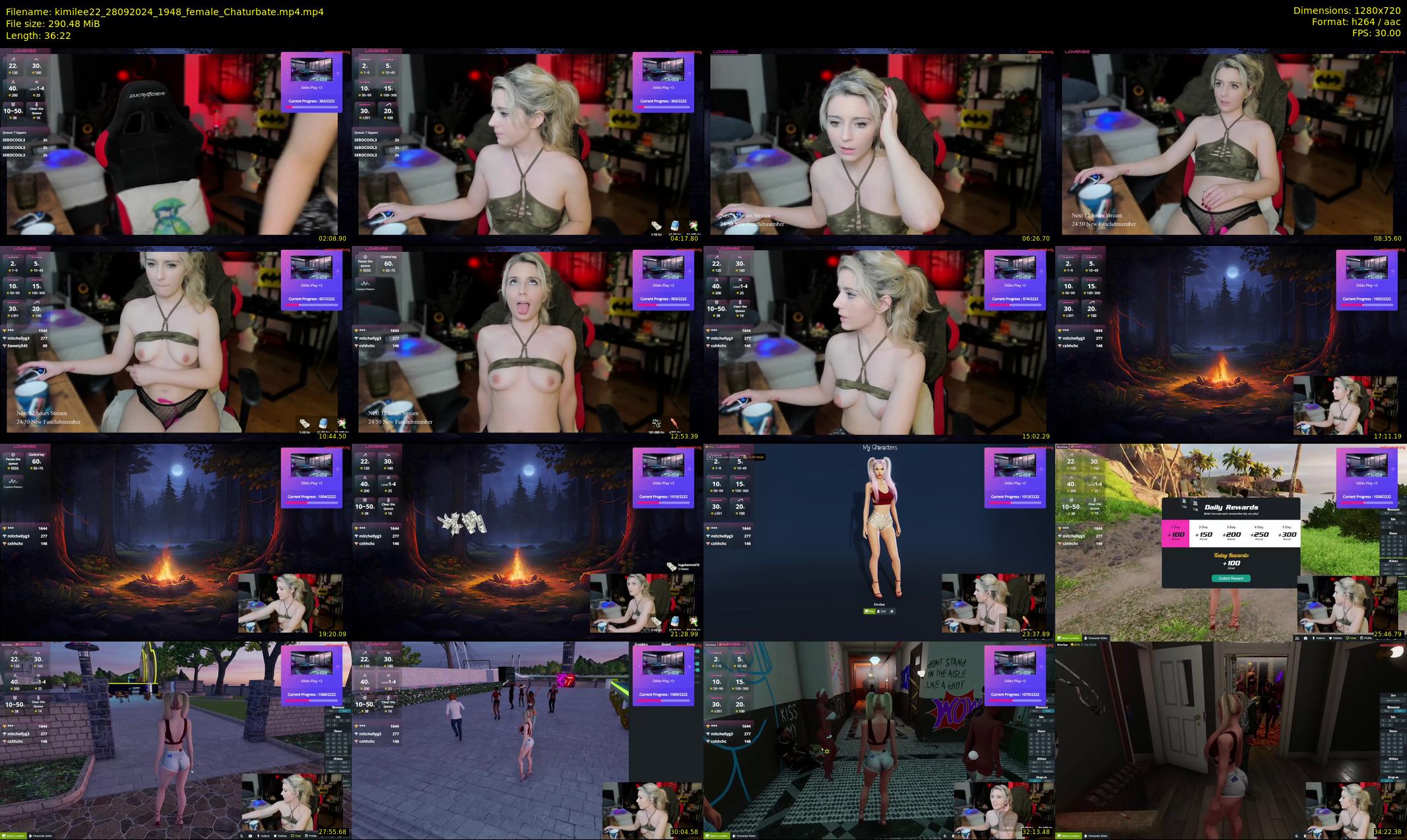kimilee22 — 37 minute Chaturbate female cam show recording, 720p, Sep 28, 2024