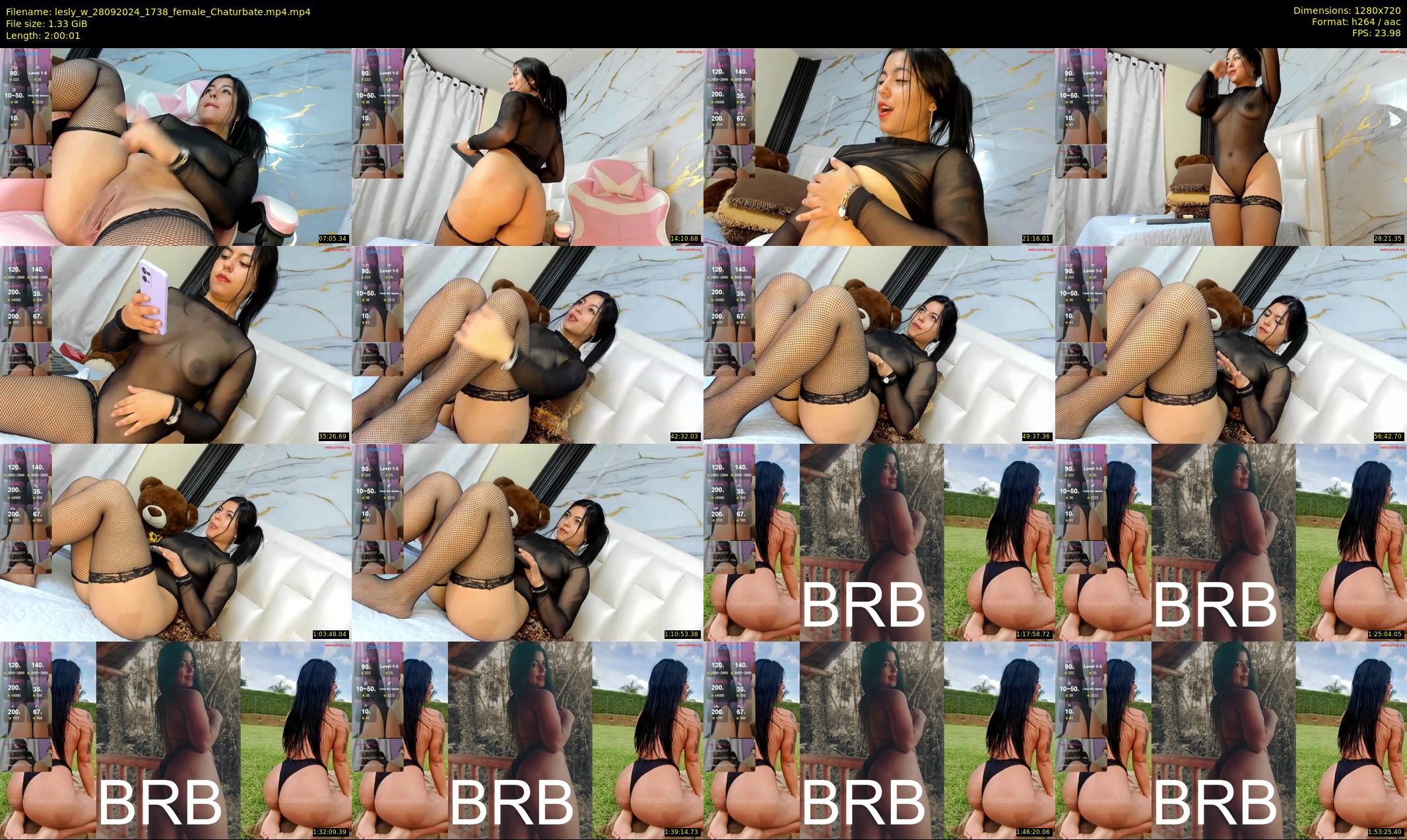 lesly_w — 121 minute Chaturbate female cam show recording, 720p, Sep 28, 2024