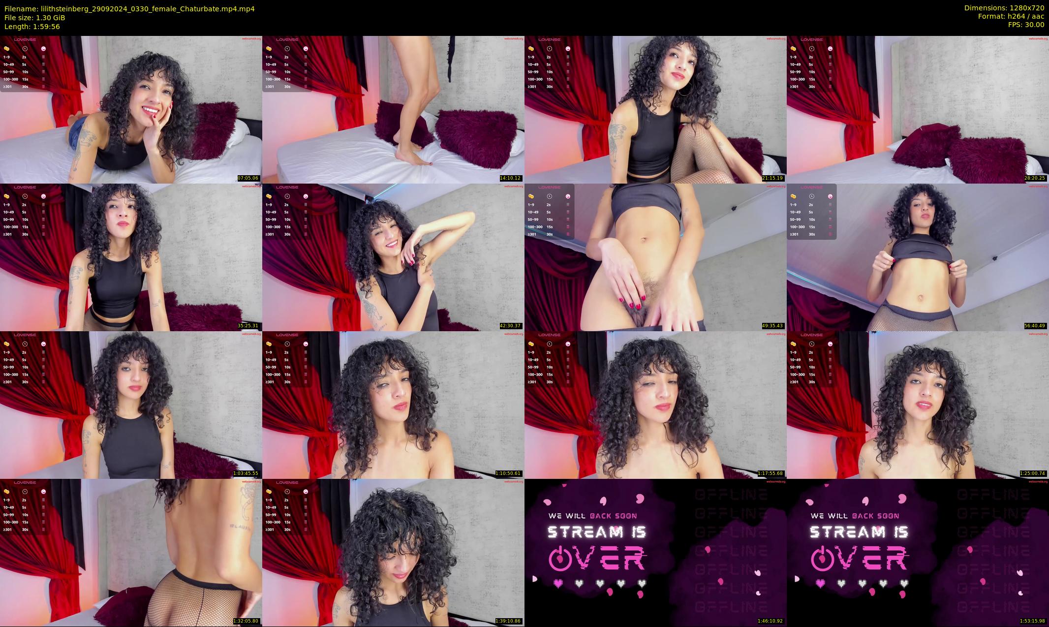 lilithsteinberg — 120 minute Chaturbate female cam show recording, 720p, Sep 29, 2024