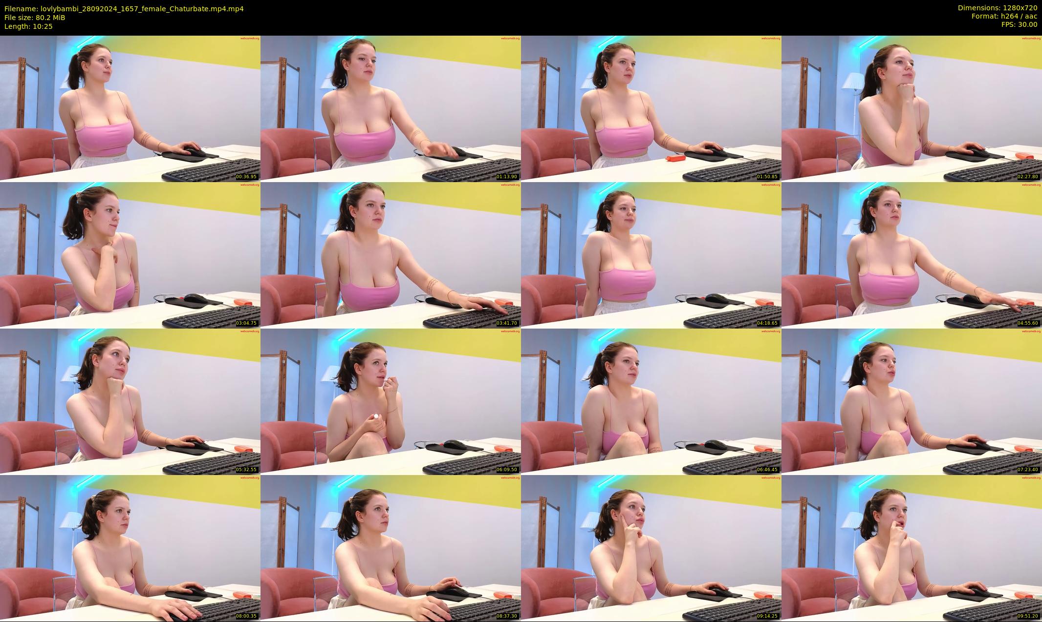 lovlybambi — 11 minute Chaturbate female cam show recording, 720p, Sep 28, 2024