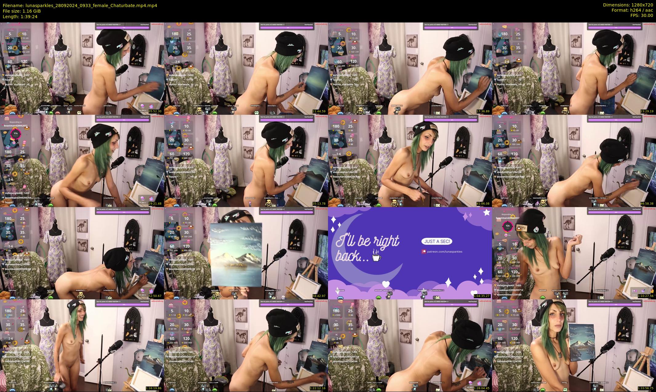 lunasparkles — 100 minute Chaturbate female cam show recording, 720p, Sep 28, 2024