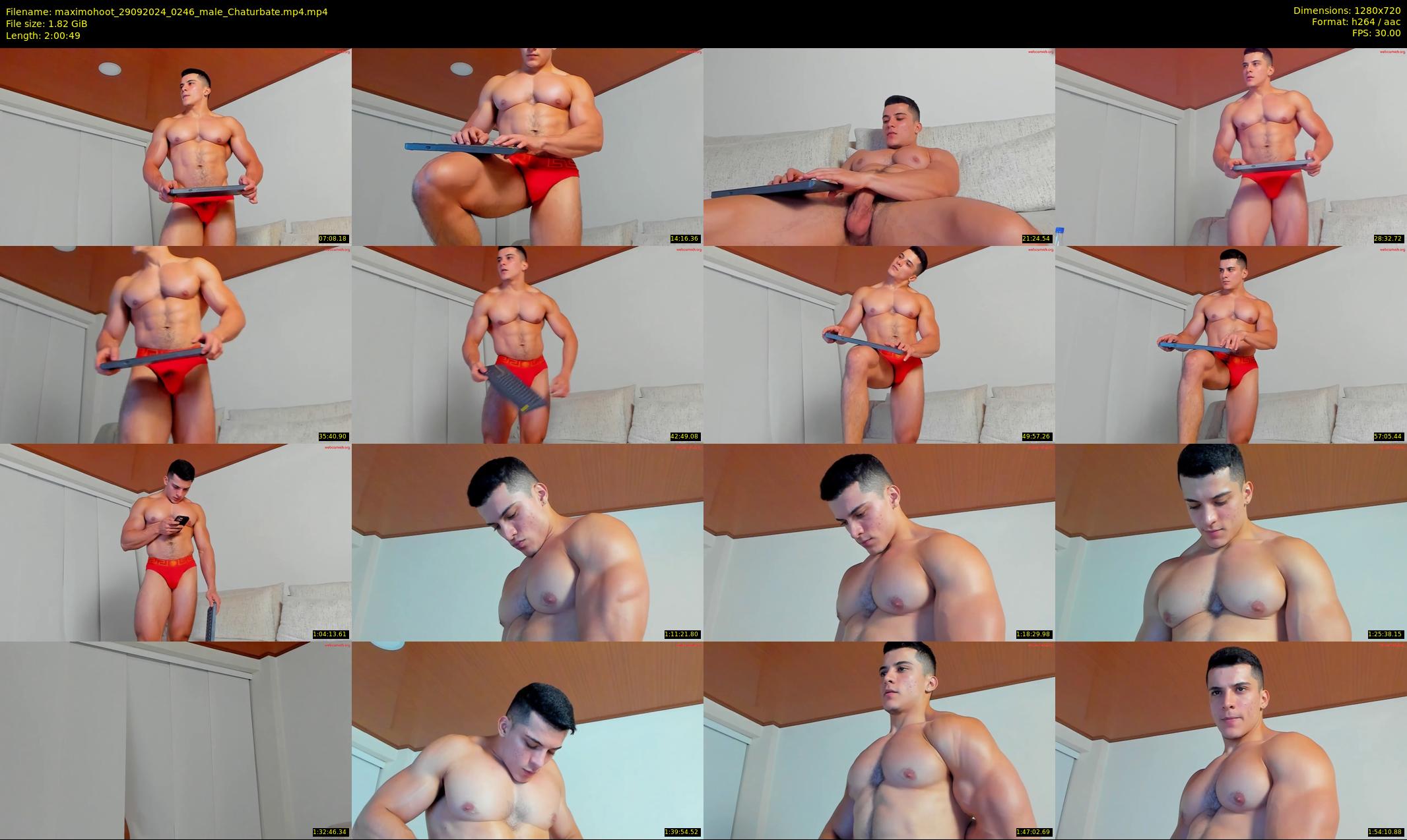 maximohoot — 121 minute Chaturbate male cam show recording, 720p, Sep 29, 2024
